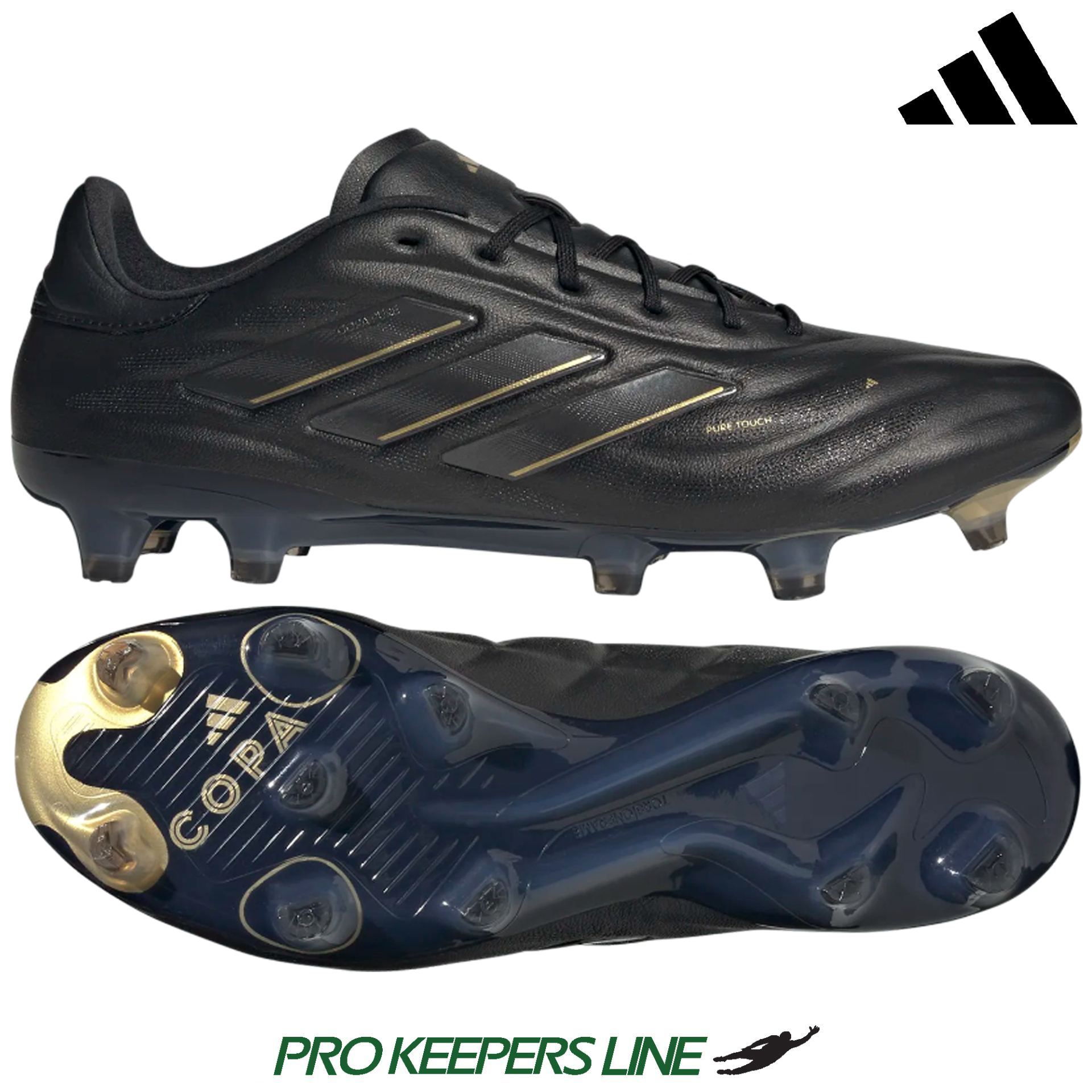 ADIDAS COPA PURE 2 ELITE FG CORE BLACK/CARBON/GOLD METALLIC