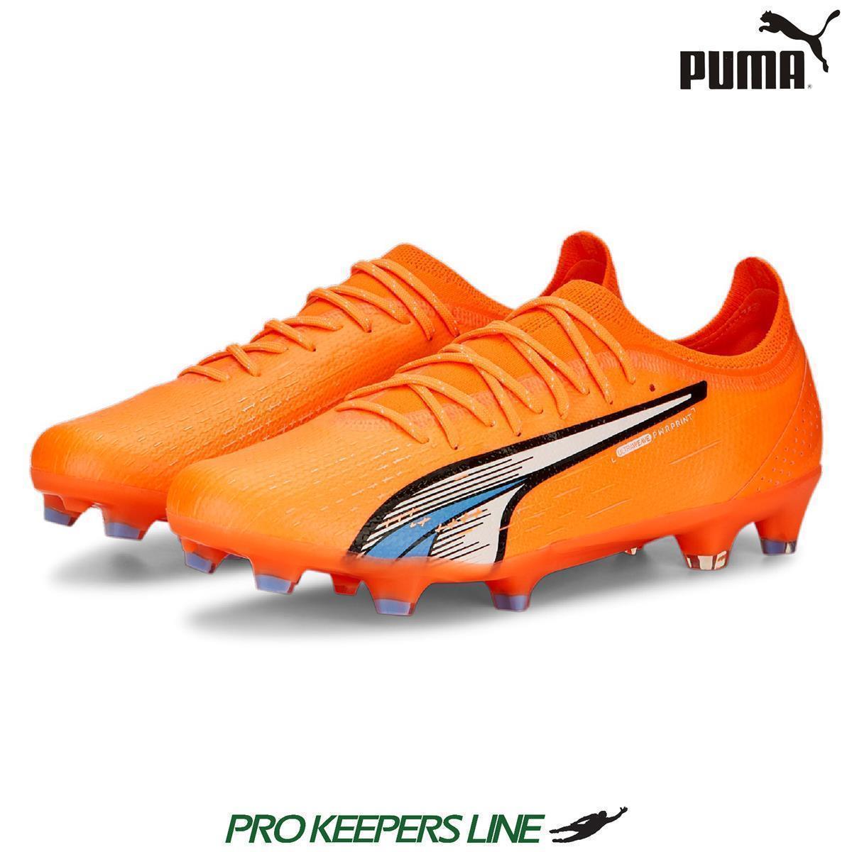 PUMA ULTRA ULTIMATE FG/AG ULTRA ORANGE-PUMA WHITE-BLUE GLIMMER