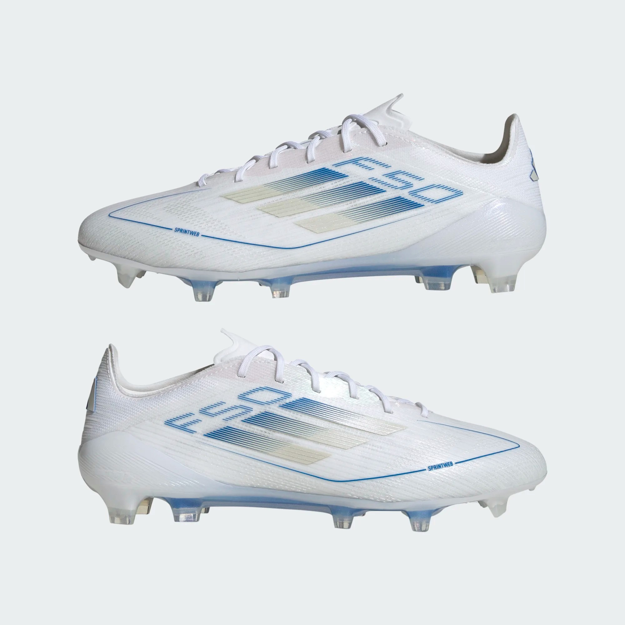 ADIDAS F50 ELITE FG WHITE/PEARL METALLIC/WHITE