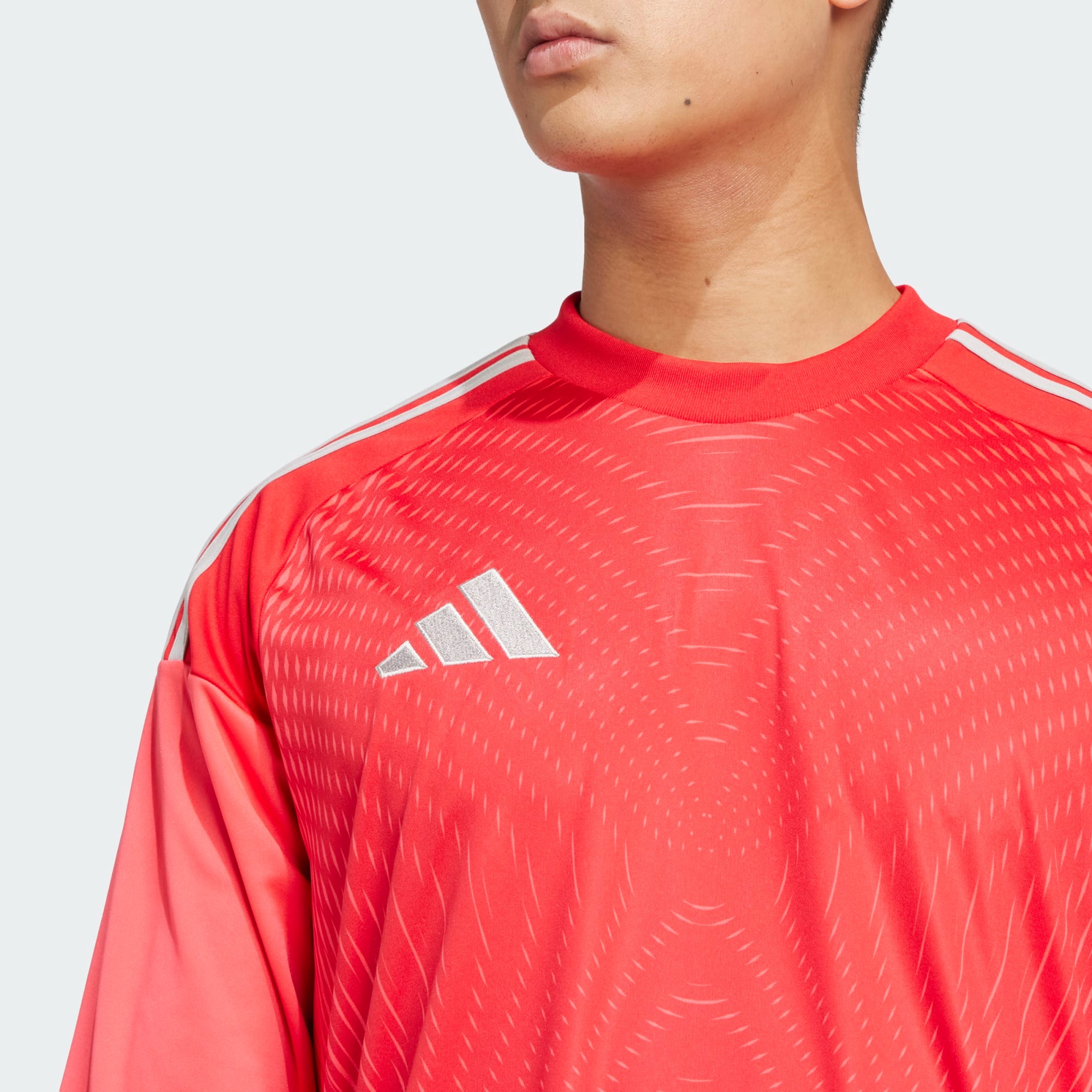 ADIDAS TIRO25 COMPETITION GK JERSEY LS SHOCK RED