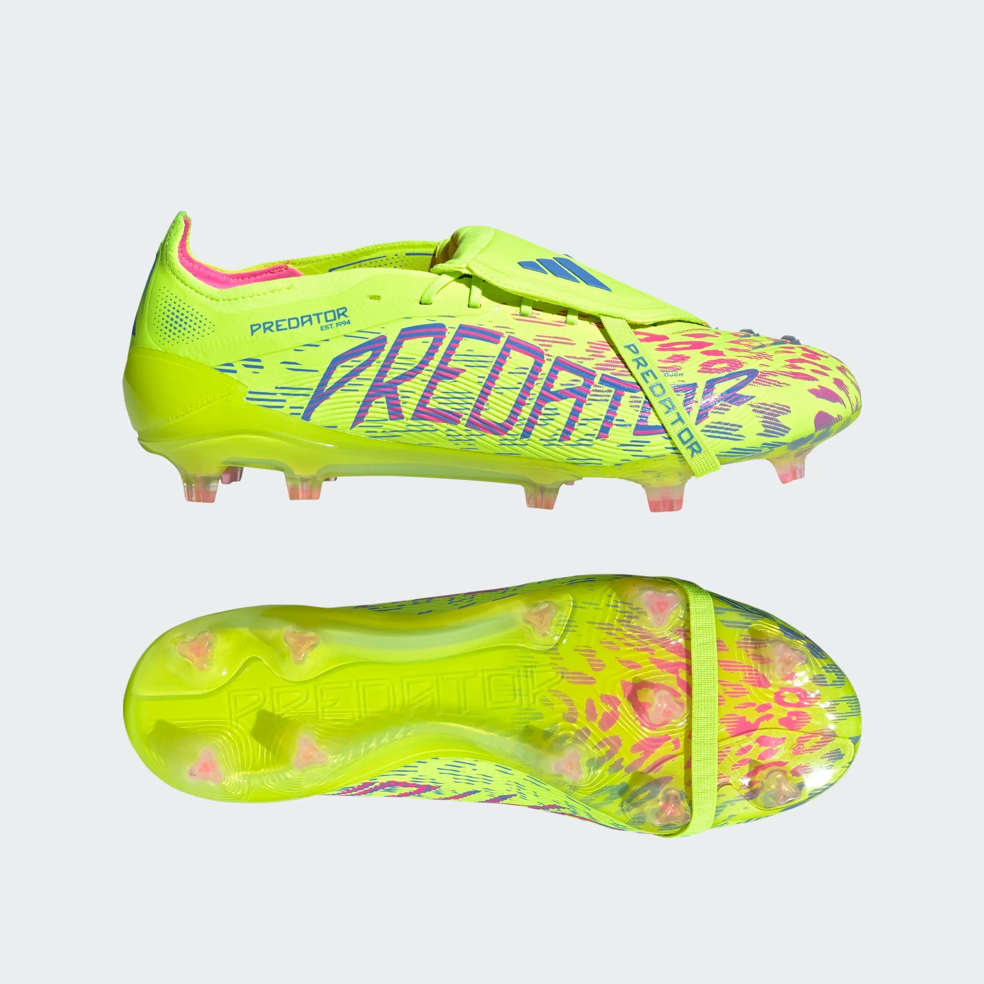 ADIDAS PREDATOR ELITE FT FG LUCID LEMON/LUCID PINK/BLUE FUSION