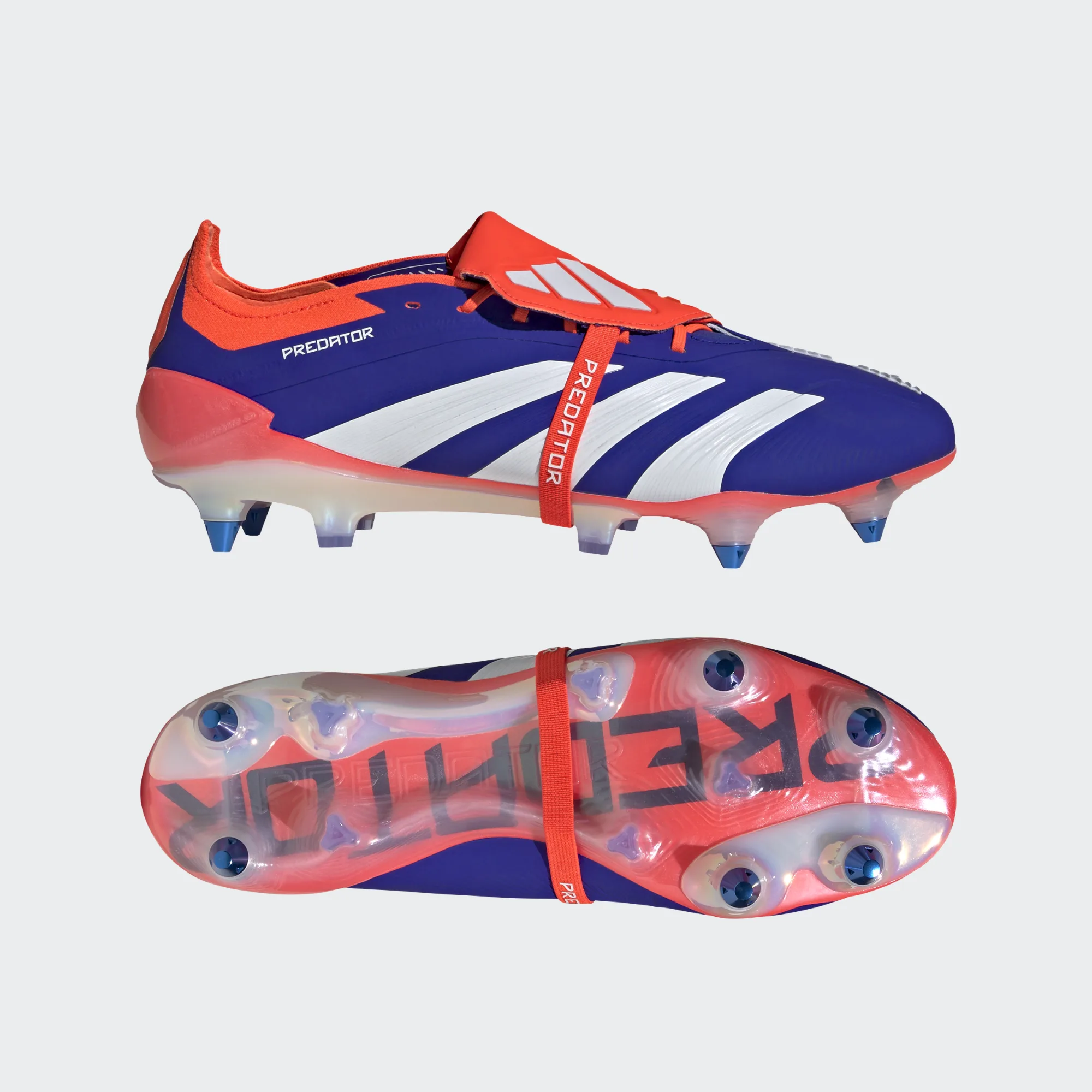 ADIDAS PREDATOR ELITE FT SG LUCID BLUE/WHITE/SOLAR RED