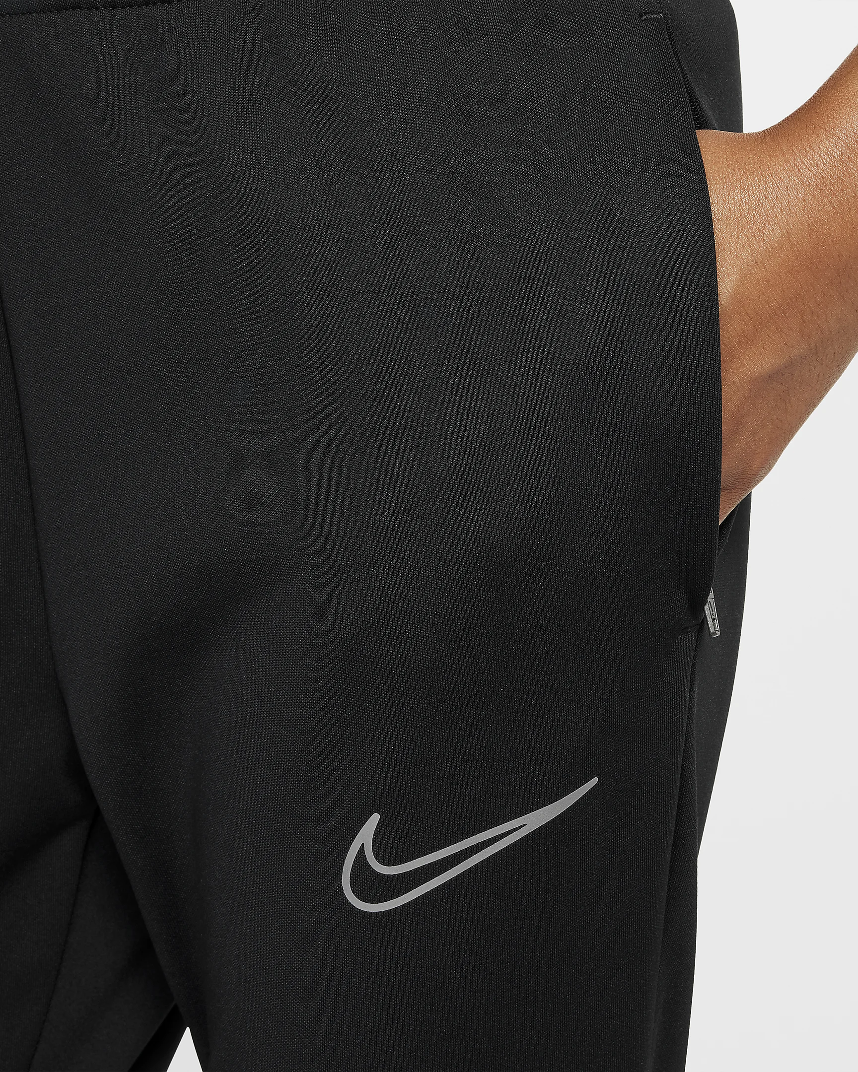 NIKE THERMA-FIT ACADEMY PANT JUNIOR BLACK/VOLT