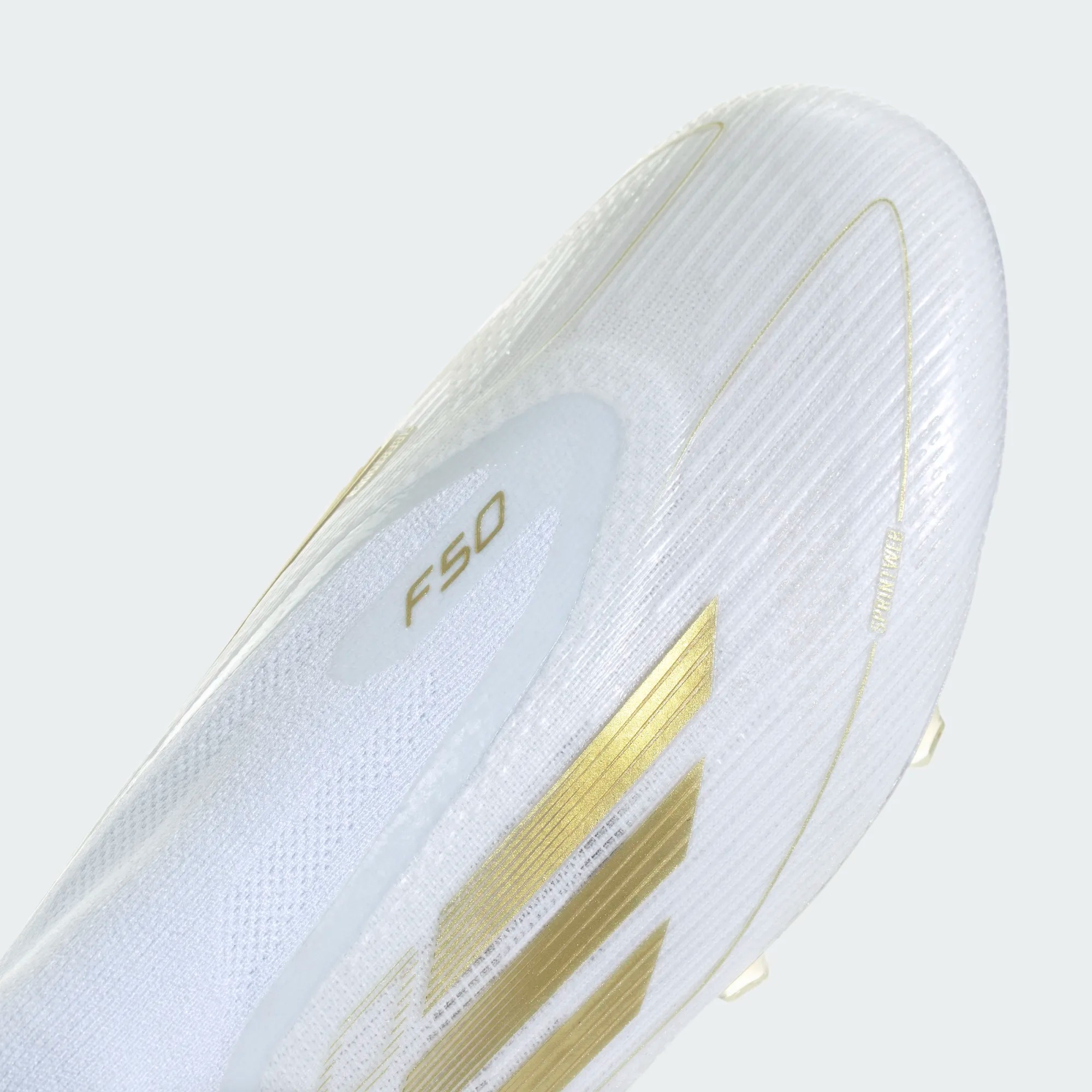 ADIDAS F50 ELITE LL FG FOOTWEAR WHITE/GOLD METALLIC/FOOTWEAR WHITE 