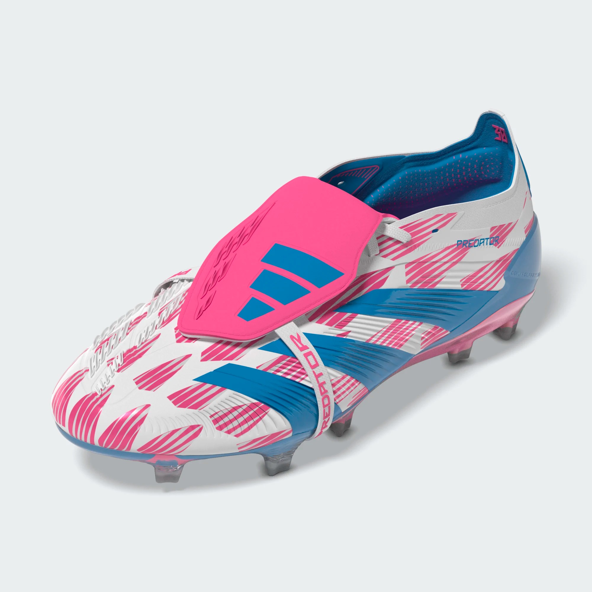 ADIDAS PREDATOR ELITE FT FG WHITE/SOLAR BLUE/SOLAR PINK