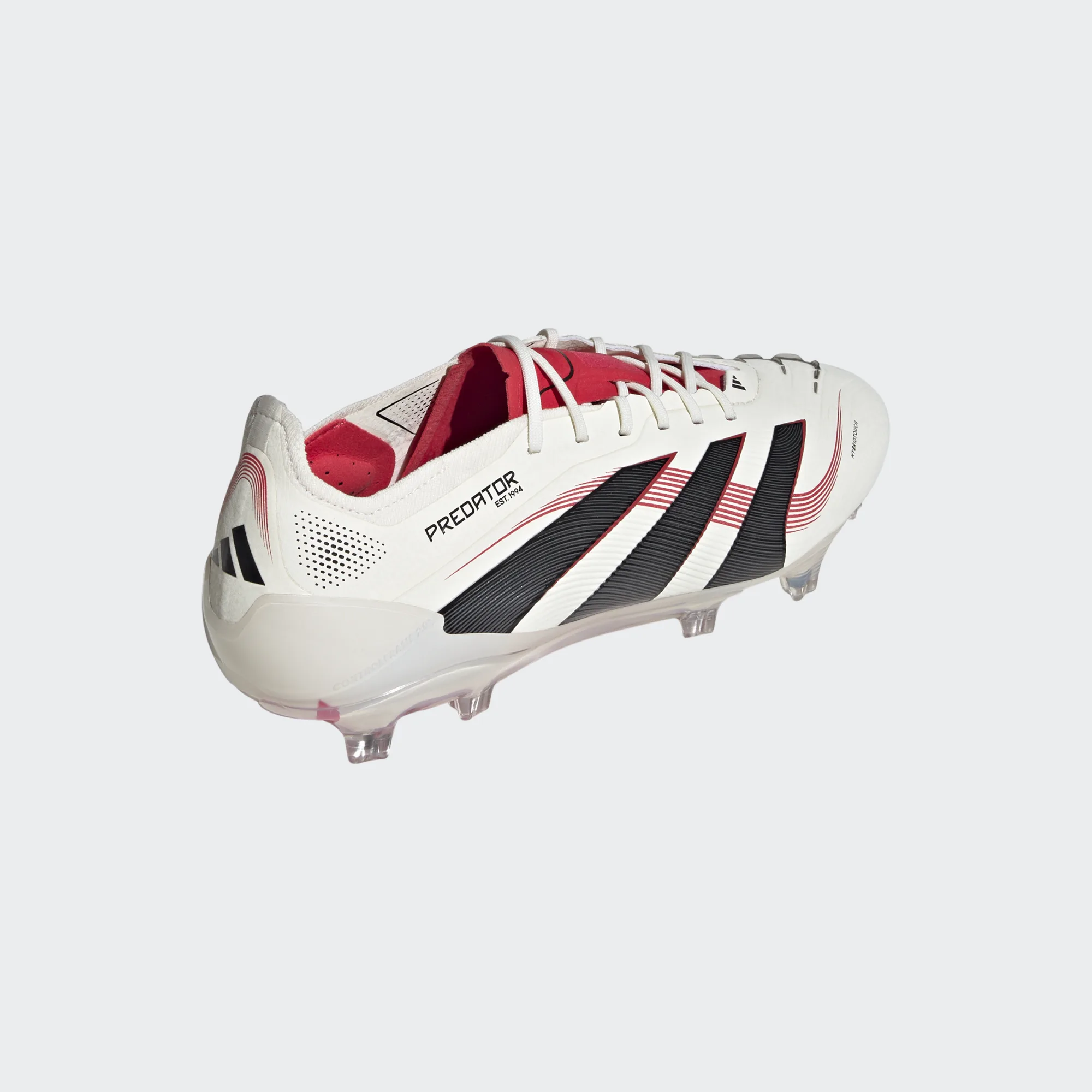 ADIDAS PREDATOR ELITE FG OFF WHITE/CORE BLACK/PURE RUBY