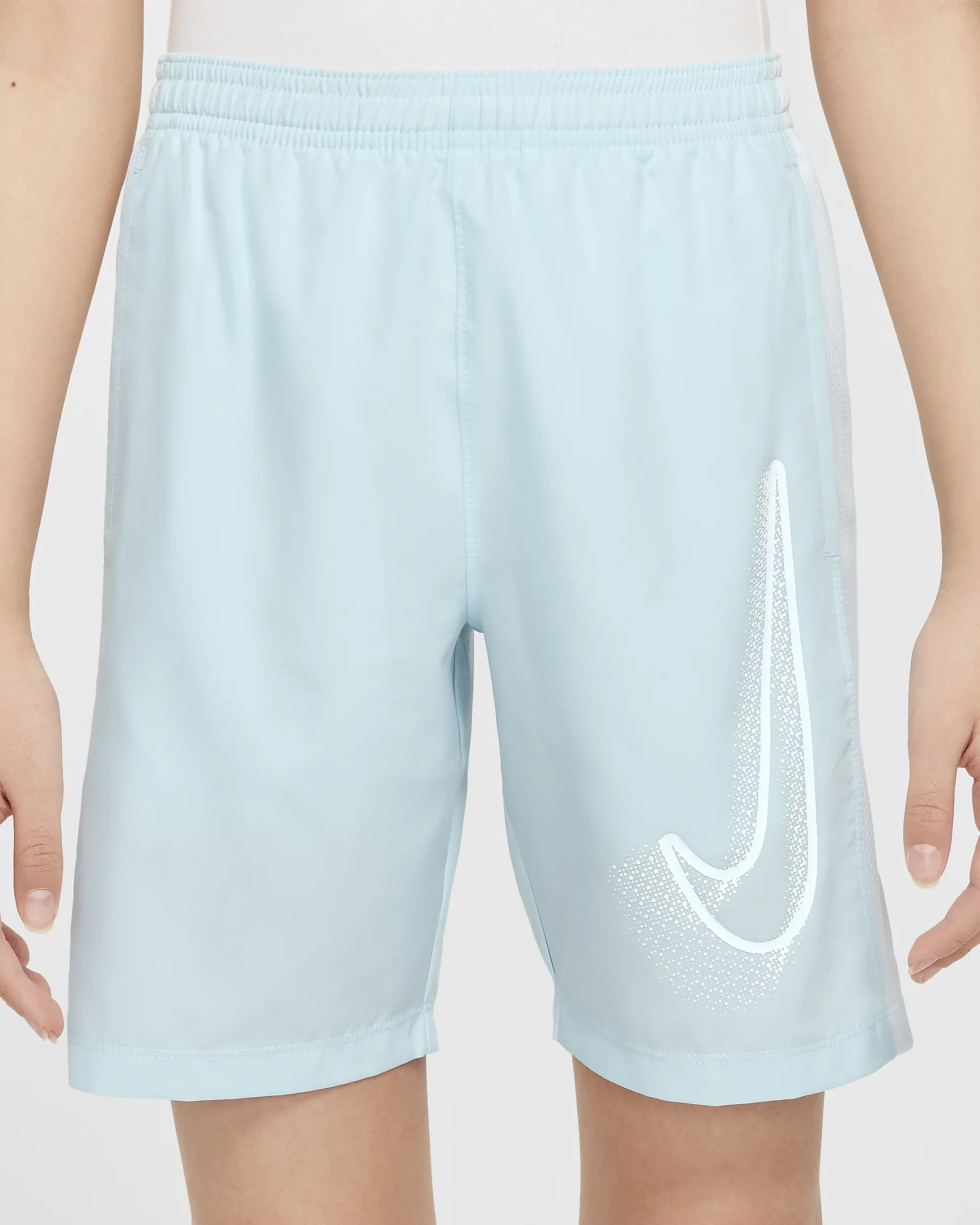 NIKE ACADEMY23 SHORT JUNIOR GLACIER BLUE/WHITE