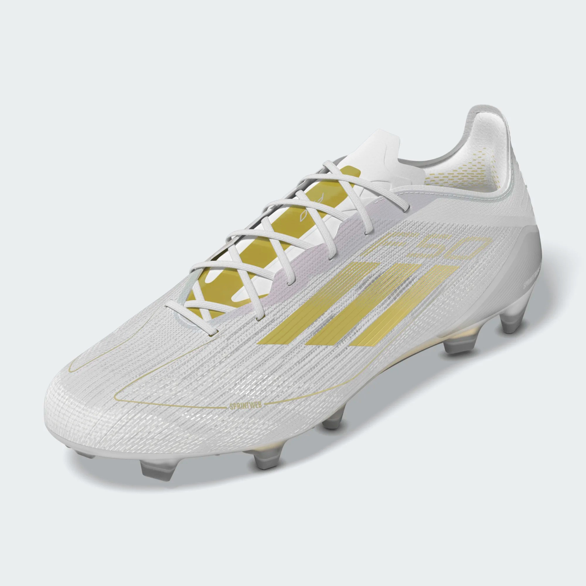 ADIDAS F50 ELITE FG FOOTWEAR WHITE/GOLD METALLIC/FOOTWERA WHITE