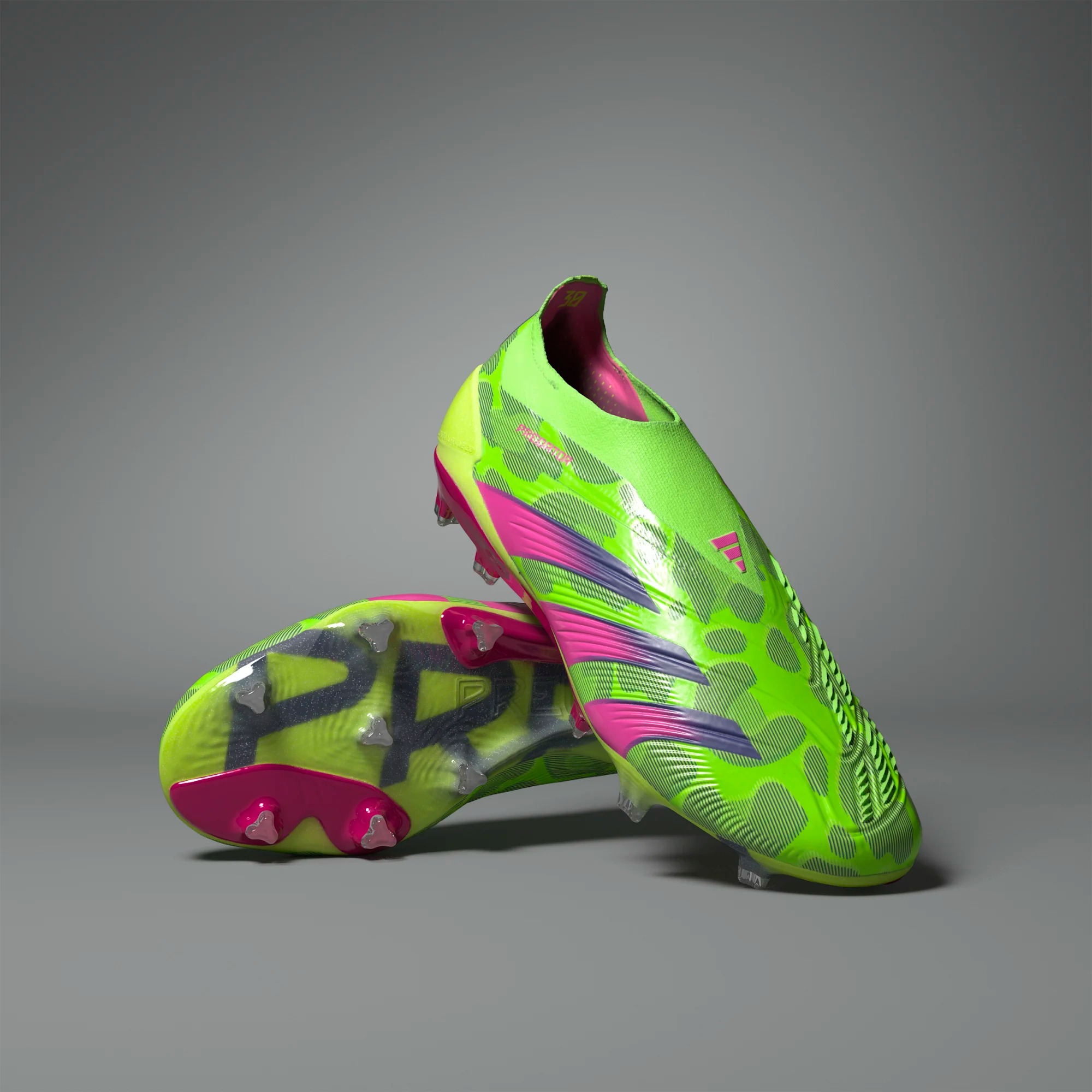 ADIDAS PREDATOR ELITE LL FG GEN PRED TEAM SOLAR GREEN SHOCK PINK LUCID LEMON