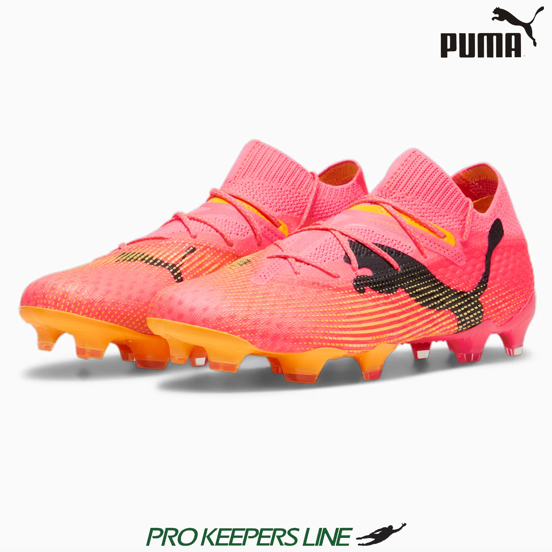 PUMA FUTURE 7 ULTIMATE LOW FG/AG SUNSET GLOW/PUMA BLACK/SUN STREAM