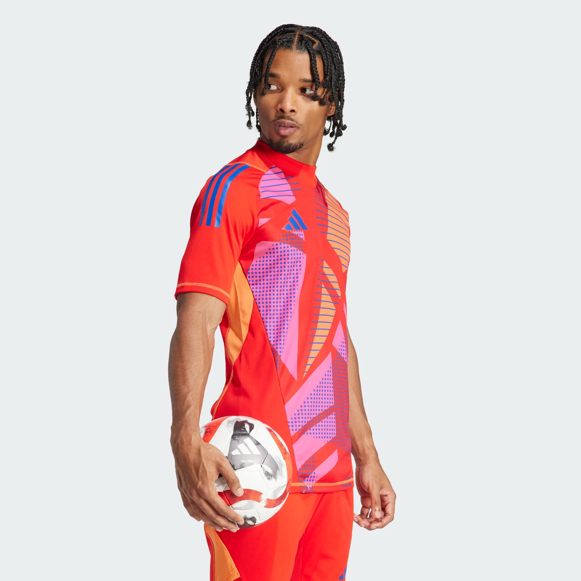 ADIDAS TIRO24 PRO GK JERSEY SHORT SLEEVE RED