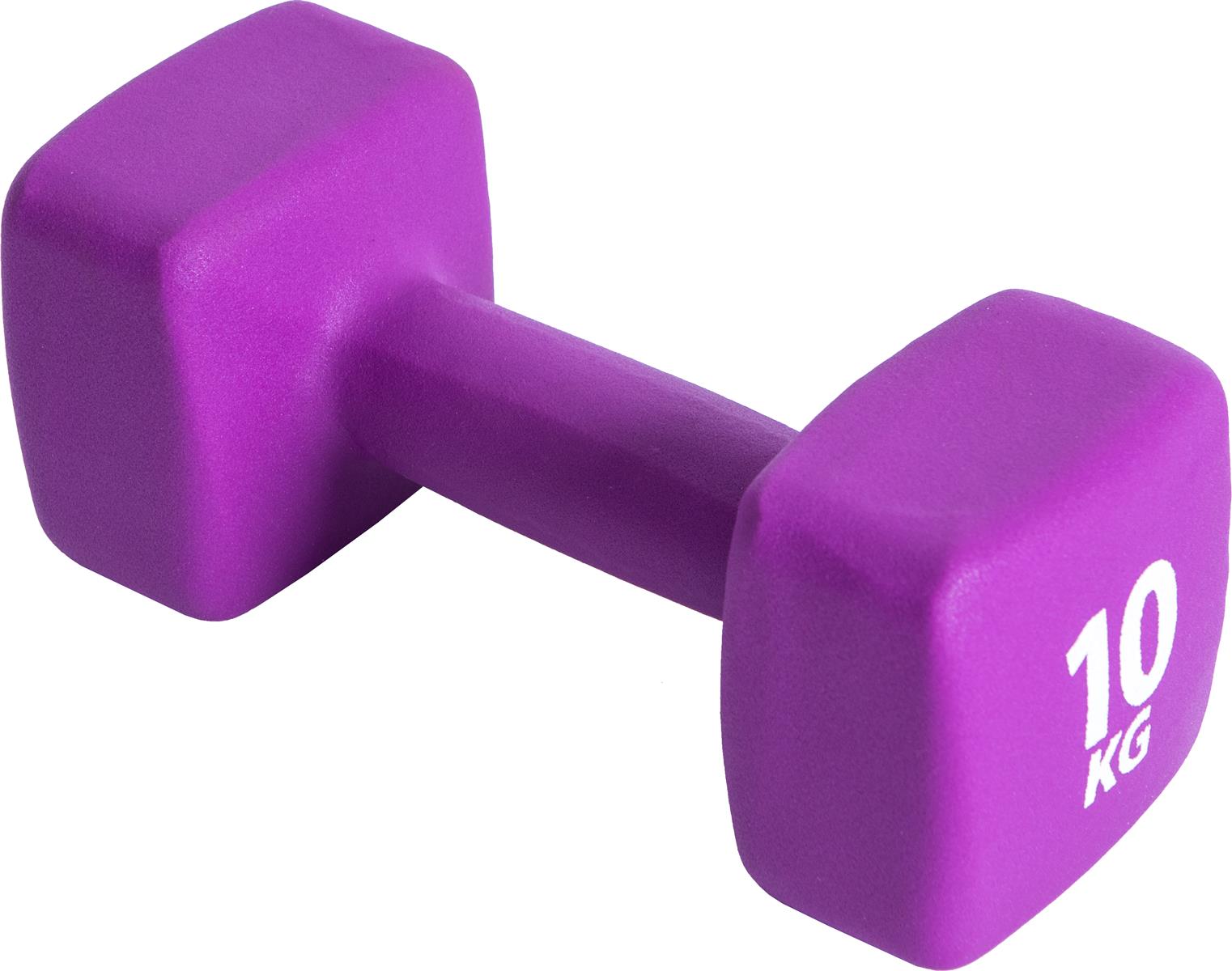 PURE2IMPROVE Neoprene Dumbbell 10KG