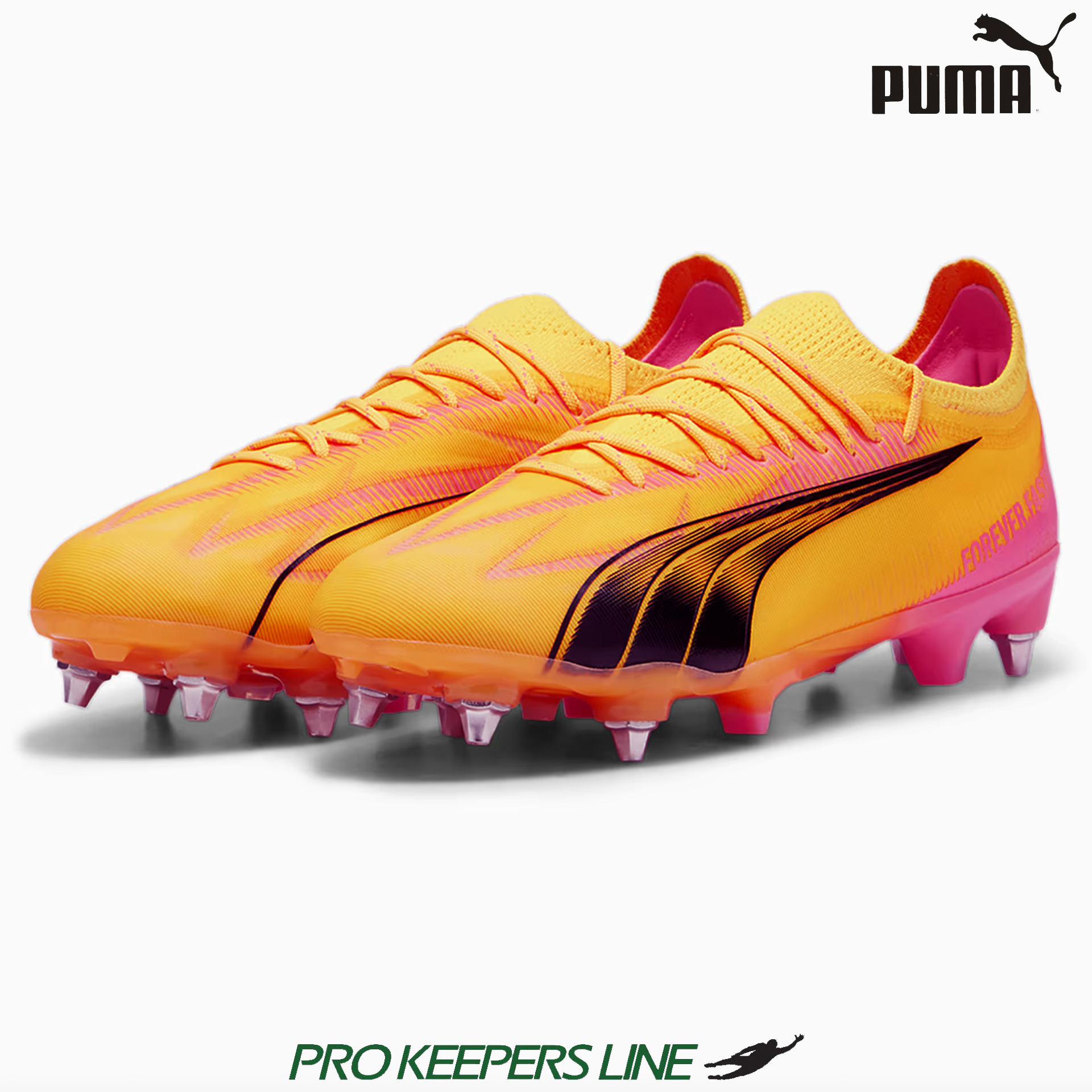 PUMA ULTRA ULTIMATE MXSG SUN STREAM/PUMA BLACK/SUNSET GLOW