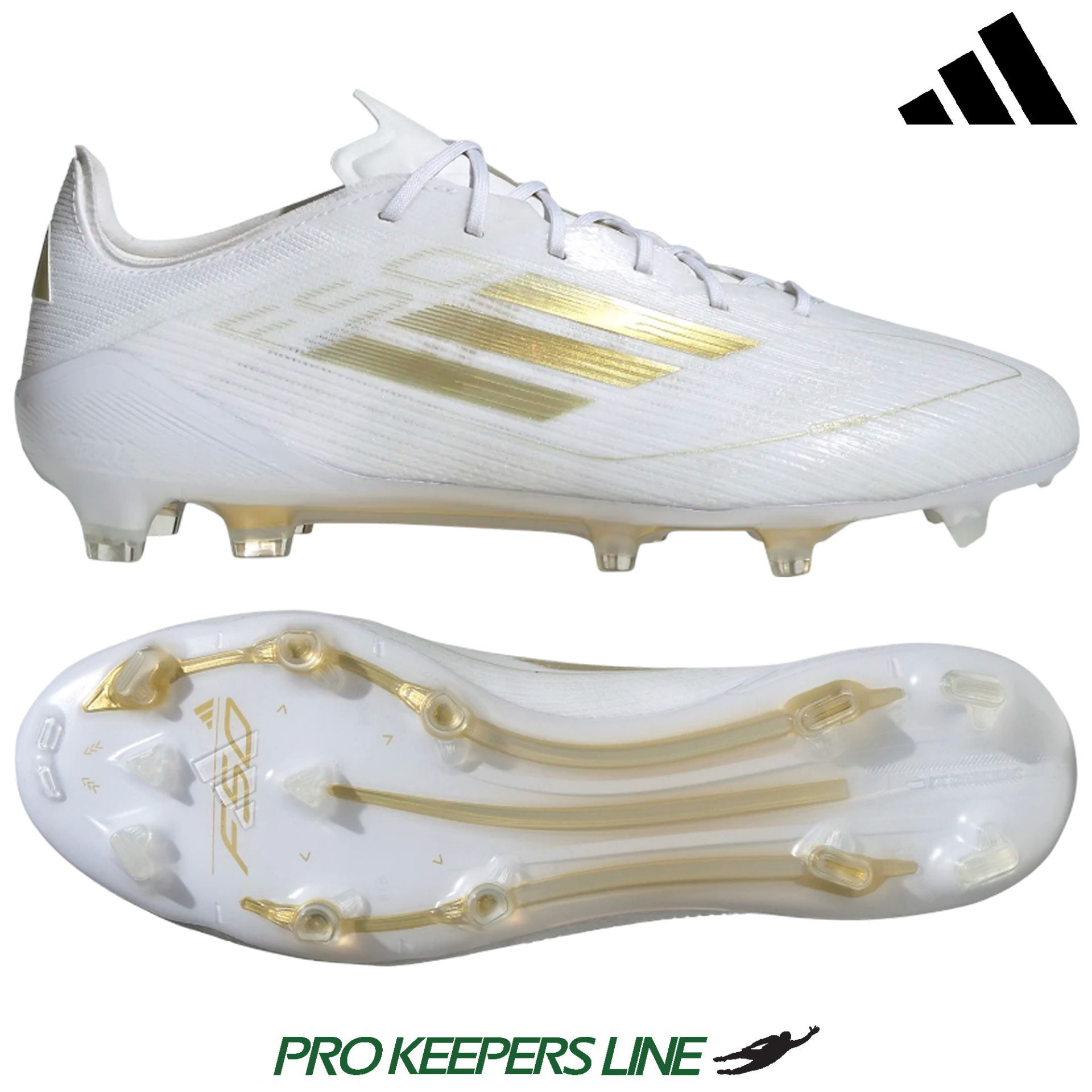 ADIDAS F50 ELITE FG FOOTWEAR WHITE/GOLD METALLIC/FOOTWERA WHITE