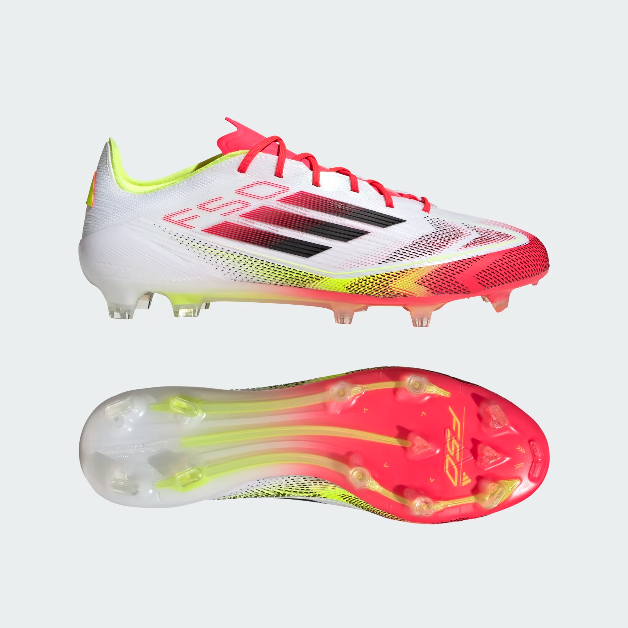 ADIDAS F50 ELITE FG WHITE/BLACK/SOLAR YELLOW