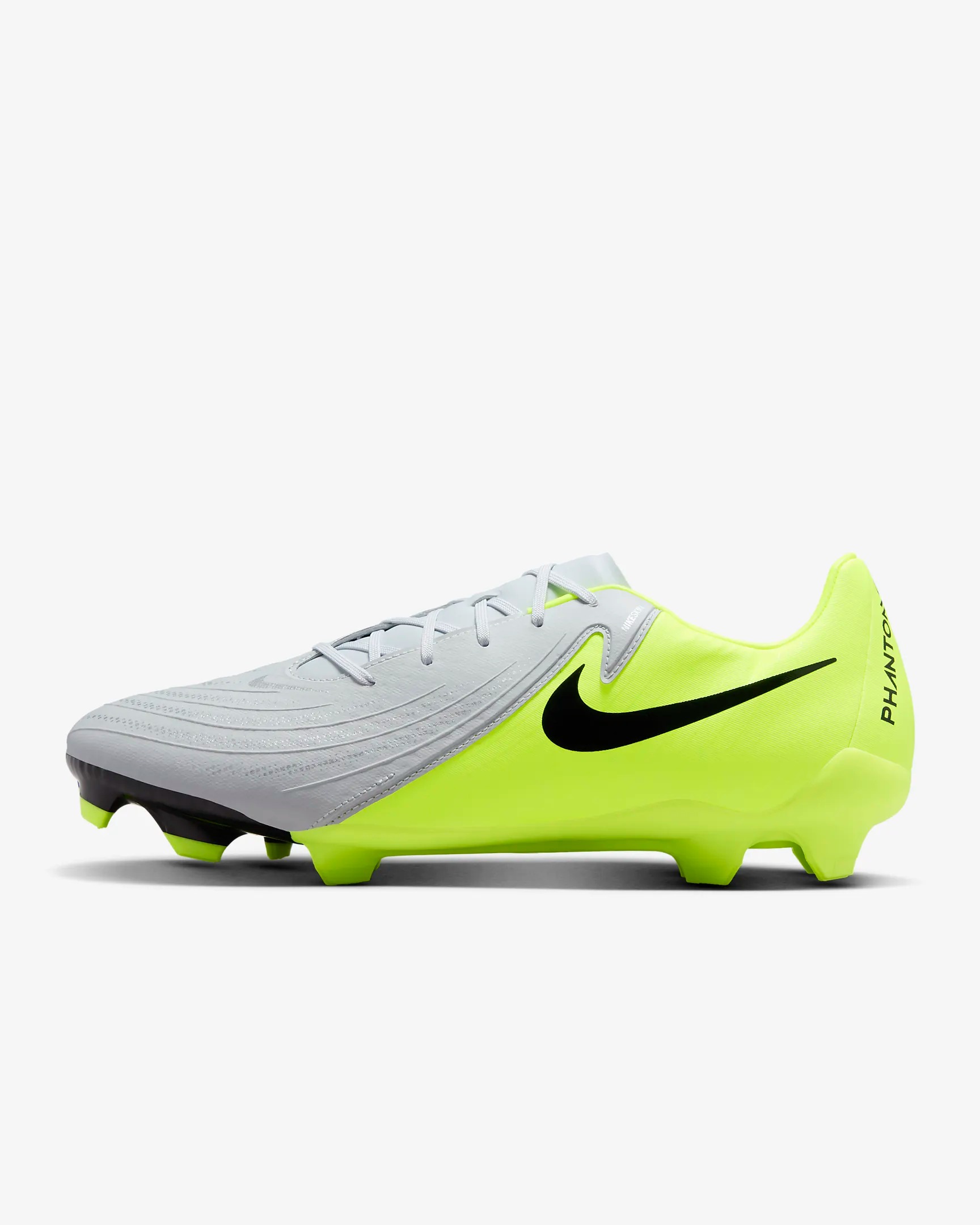 NIKE PHANTOM GX II ACADEMY FG/MG METALLIC SILVER/VOLT/BLACK