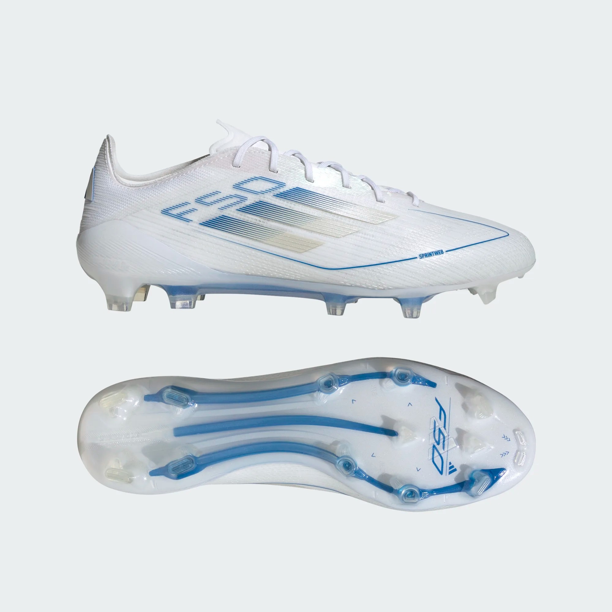 ADIDAS F50 ELITE FG WHITE/PEARL METALLIC/WHITE