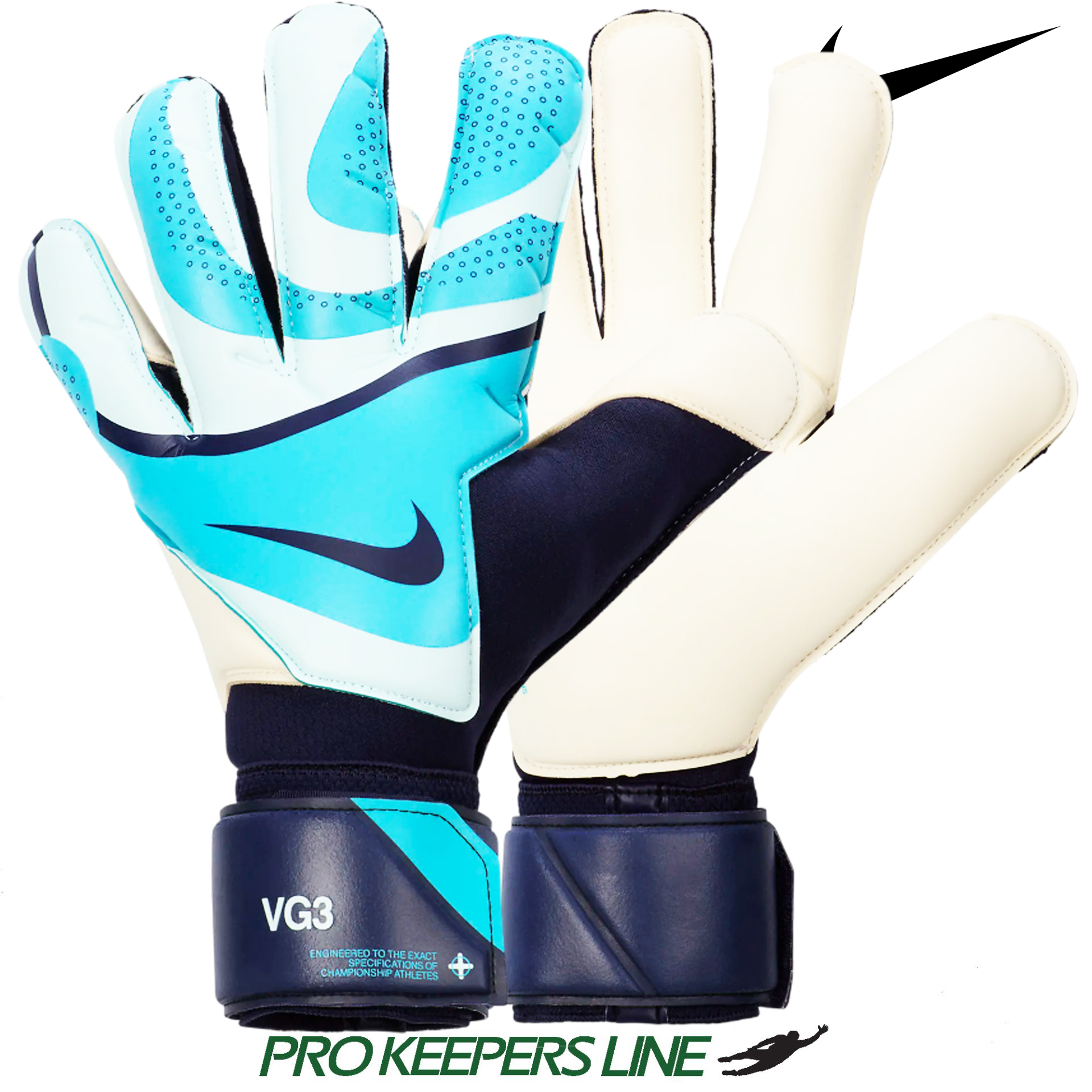 NIKE VAPOR GRIP3 BLUE FURY/GLACIER BLUE/BLACKENED BLUE