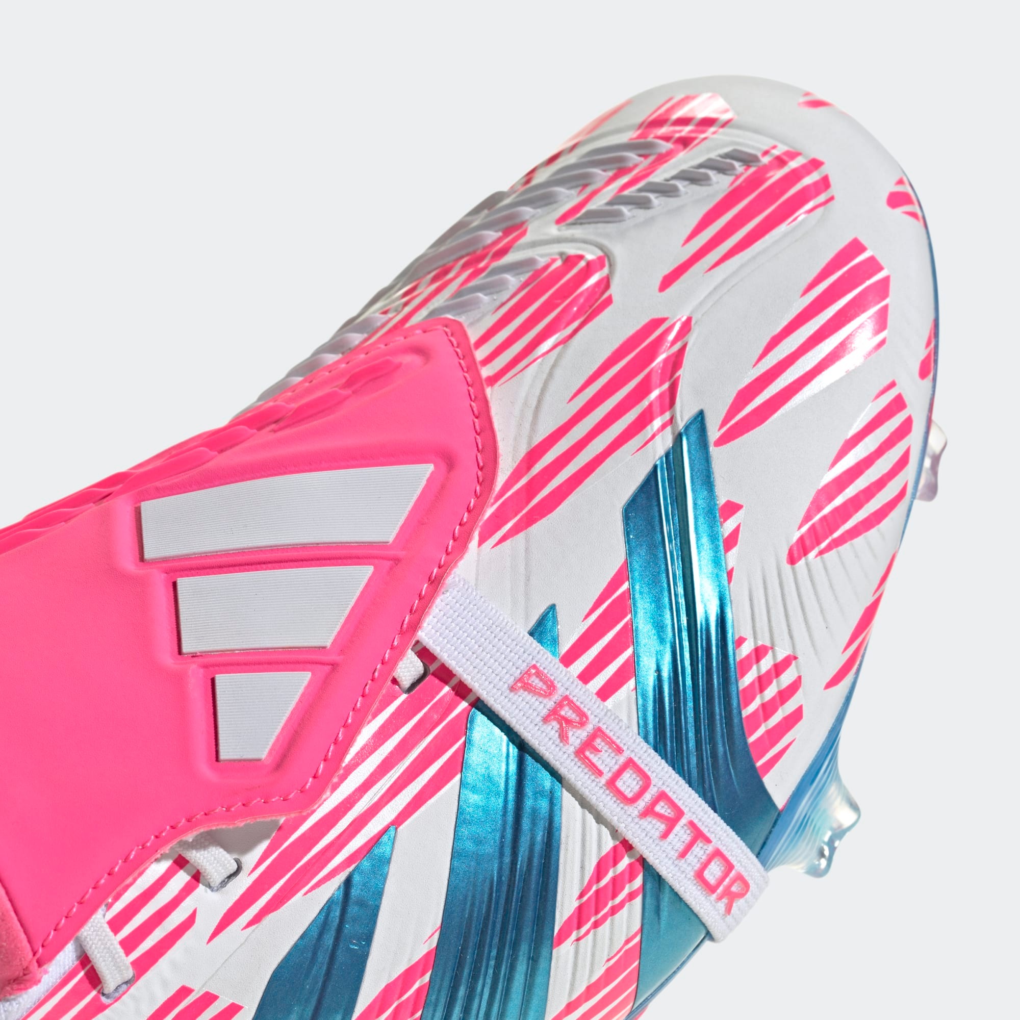 ADIDAS PREDATOR ELITE FT FG WHITE/SOLAR BLUE/SOLAR PINK