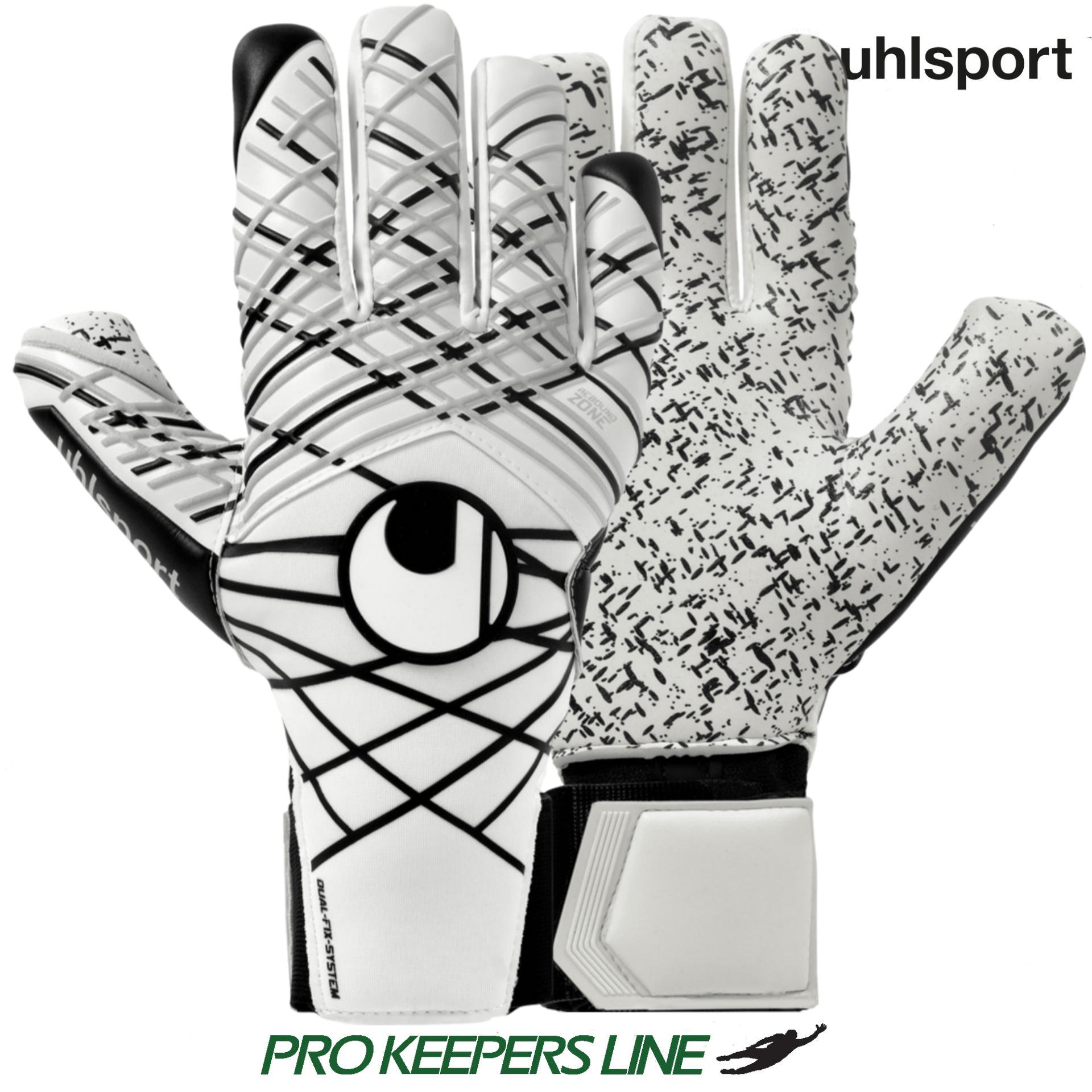 UHLSPORT SUPERGRIP+ HN WHITE/BLACK