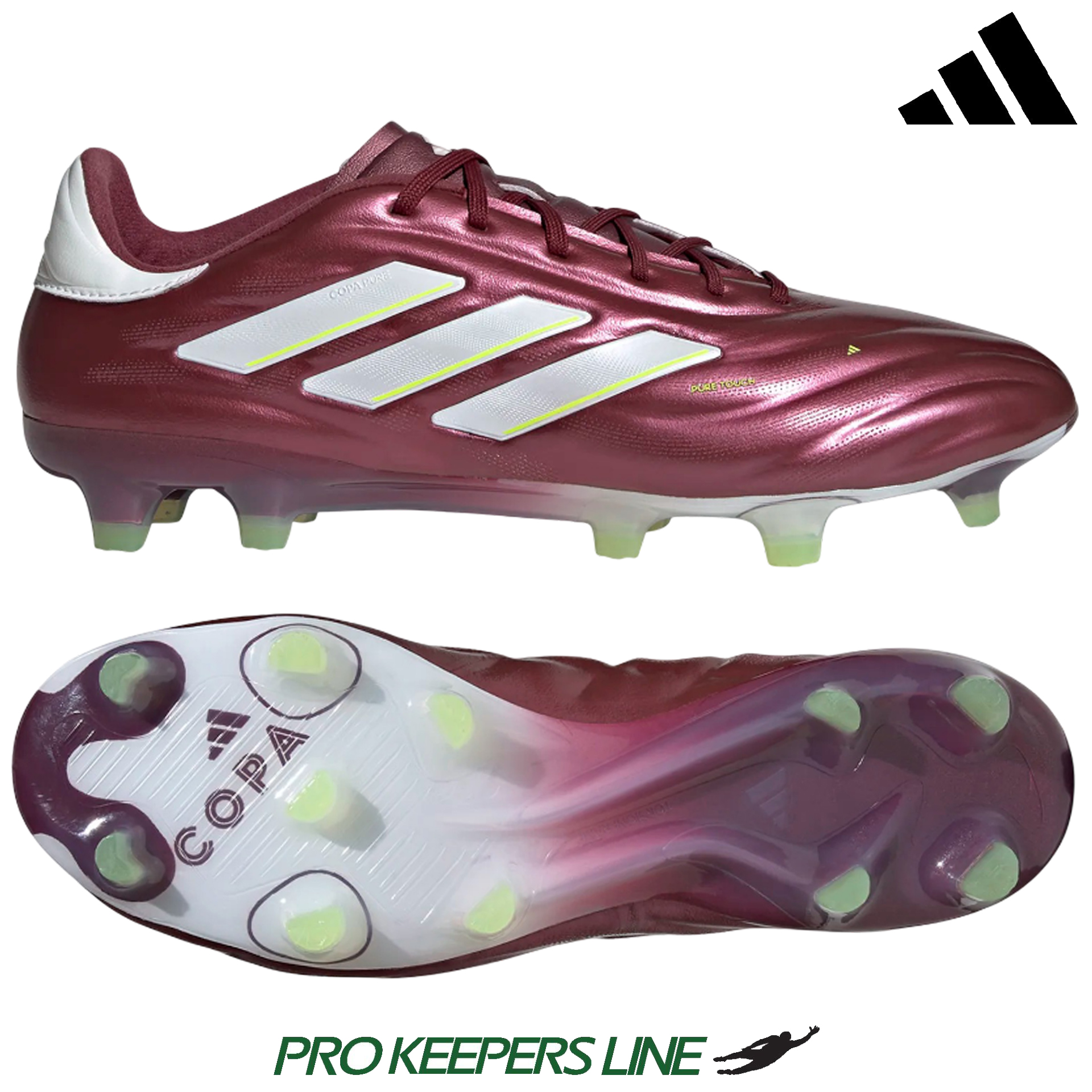 ADIDAS COPA PURE 2 ELITE FG SHADOW RED FOOTWEAR WHITE TEAM SOLAR YELLOW 2 UK 7 US 7.5 EU 40 2 3 IE7486 UK 7 US 7.5 EU 40 2 3 008