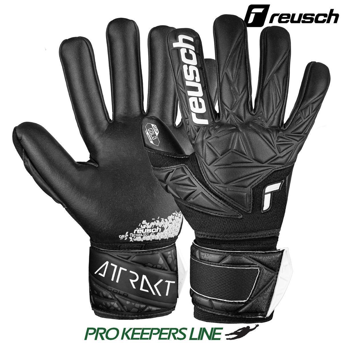 REUSCH ATTRAKT GOLD NC FINGER SUPPORT BLACK