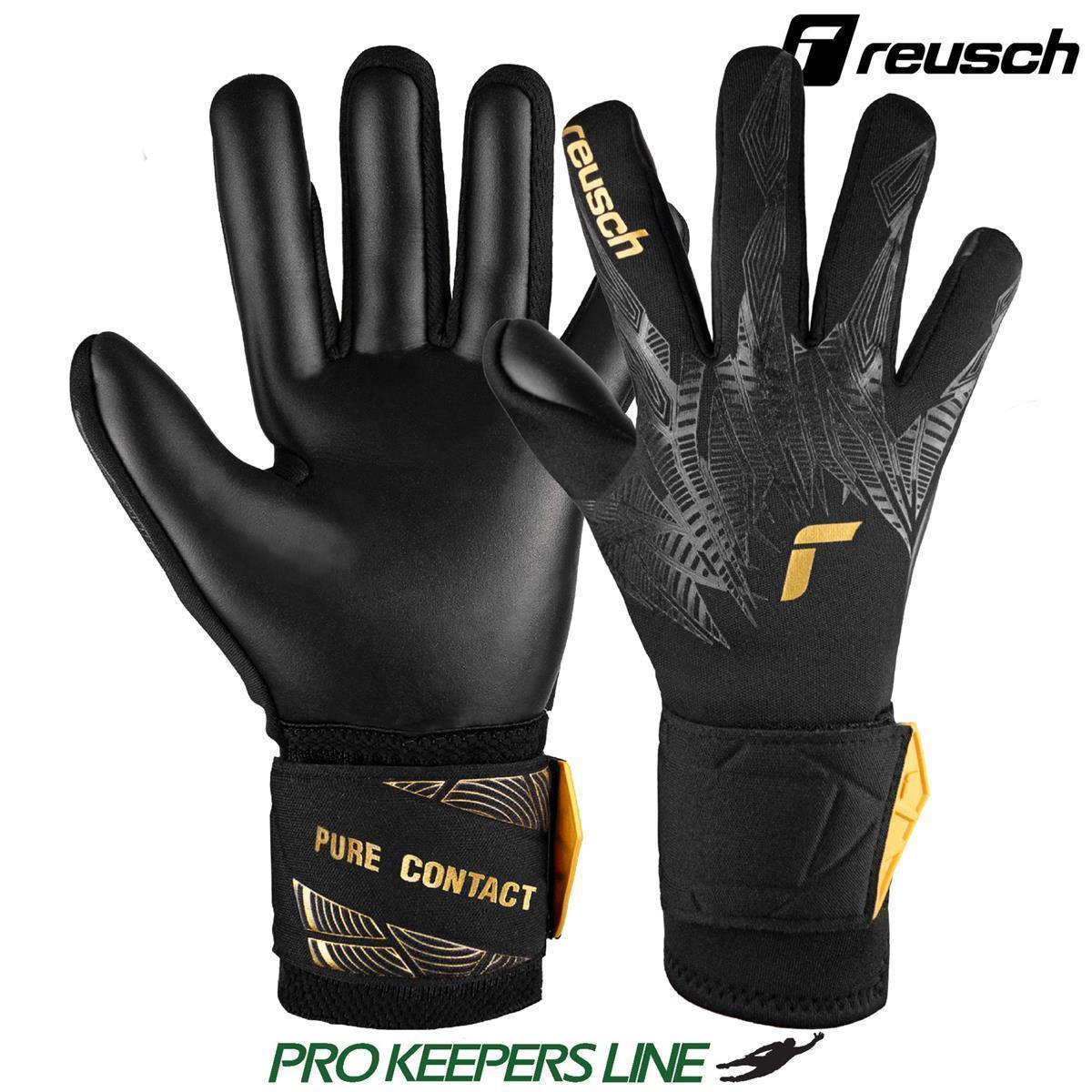 REUSCH PURE CONTACT INFINITY JUNIOR BLACK/GOLD/BLACK