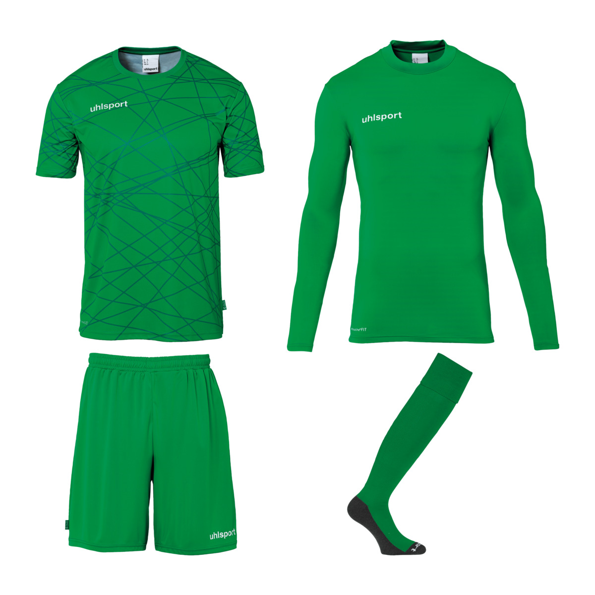 UHLSPORT PREDICTION GOALKEEPER SET GREEN