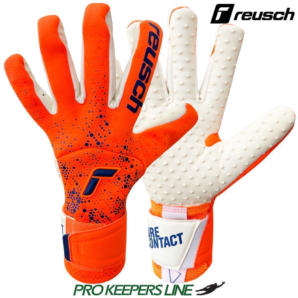 REUSCH PURE CONTACT SPEEDBUMP SHOCKING ORANGE/BLUE