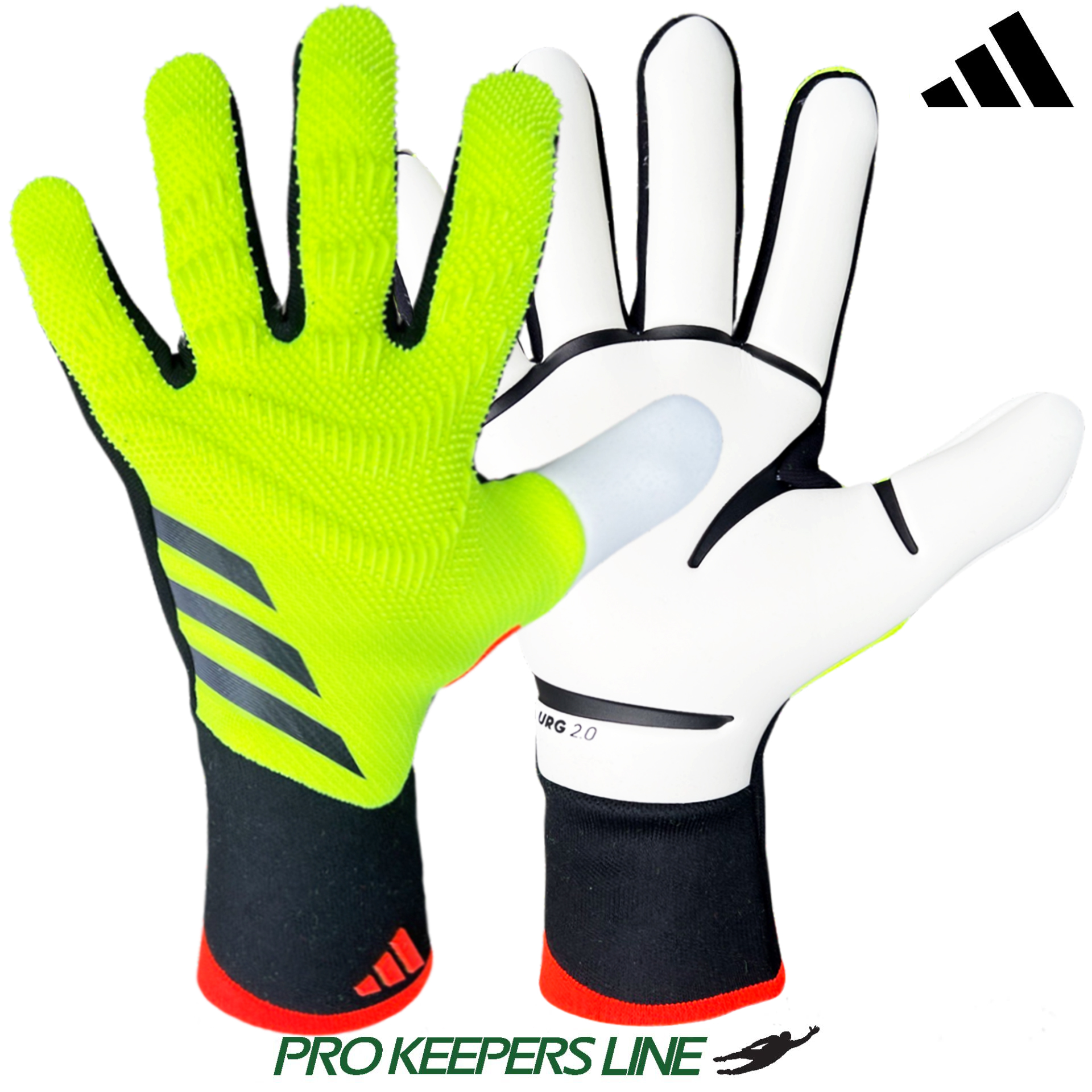 Adidas Predator on sale GL Pro Goalkeeper Gloves Size 8,9,10