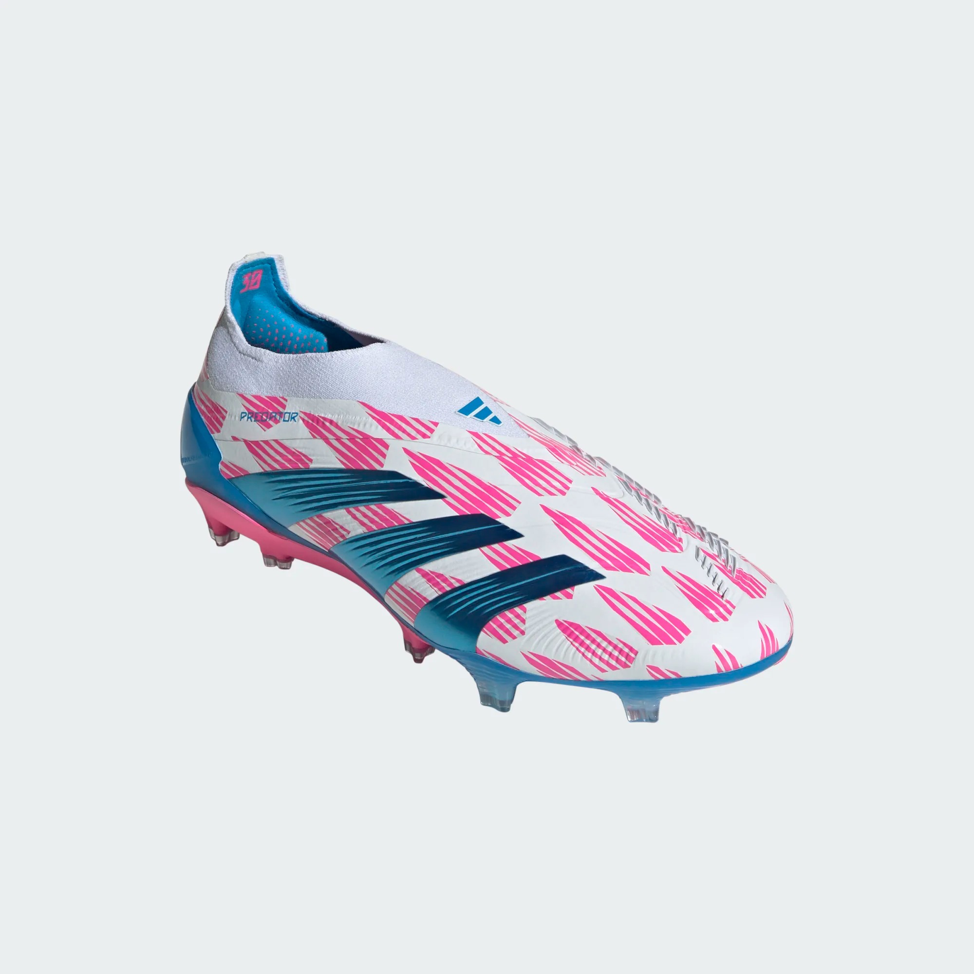 ADIDAS PREDATOR ELITE LL FG WHITE/SOLAR BLUE/SOLAR PINK