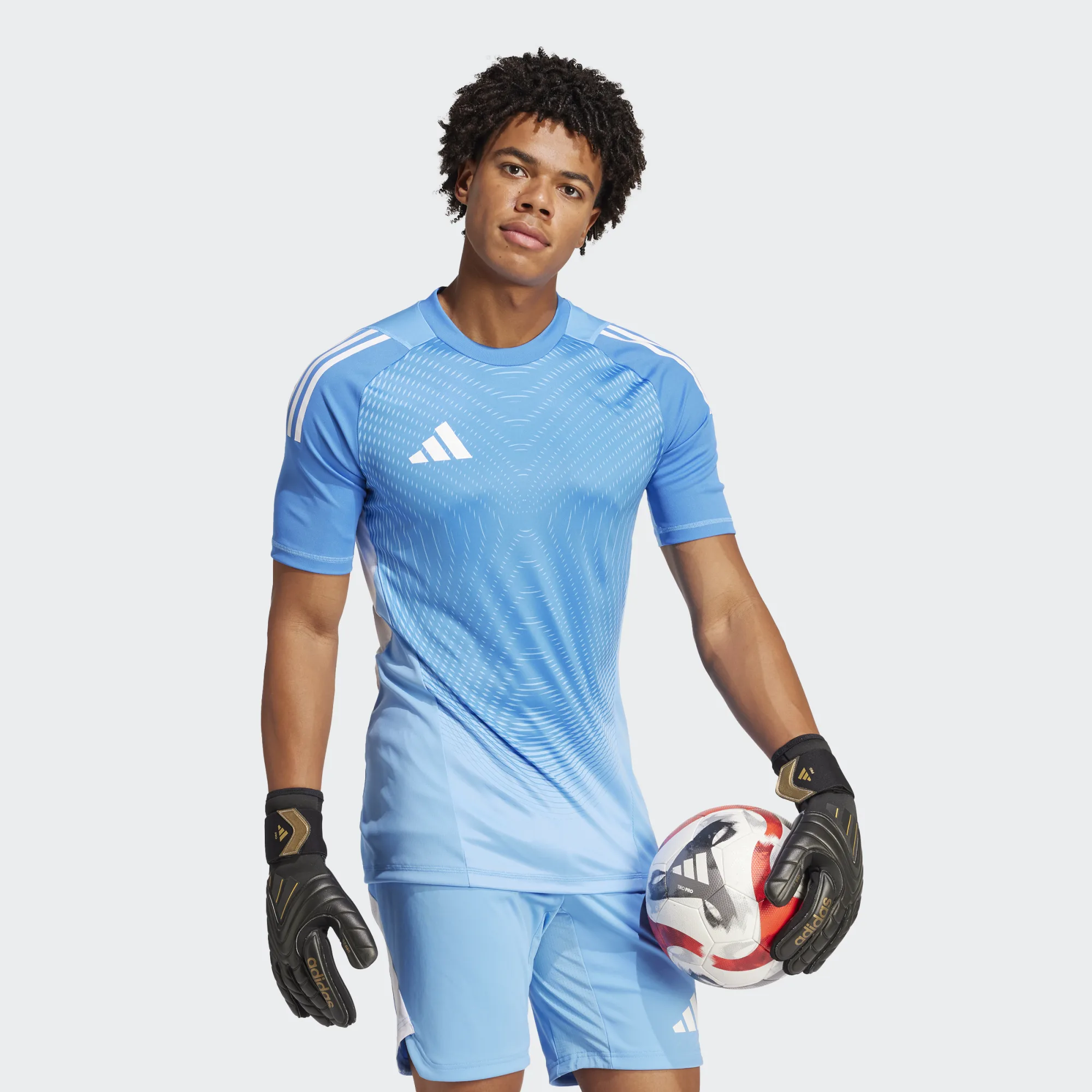 ADIDAS TIRO25 PRO GK JERSEY SHORT SLEEVE BLUE BURST