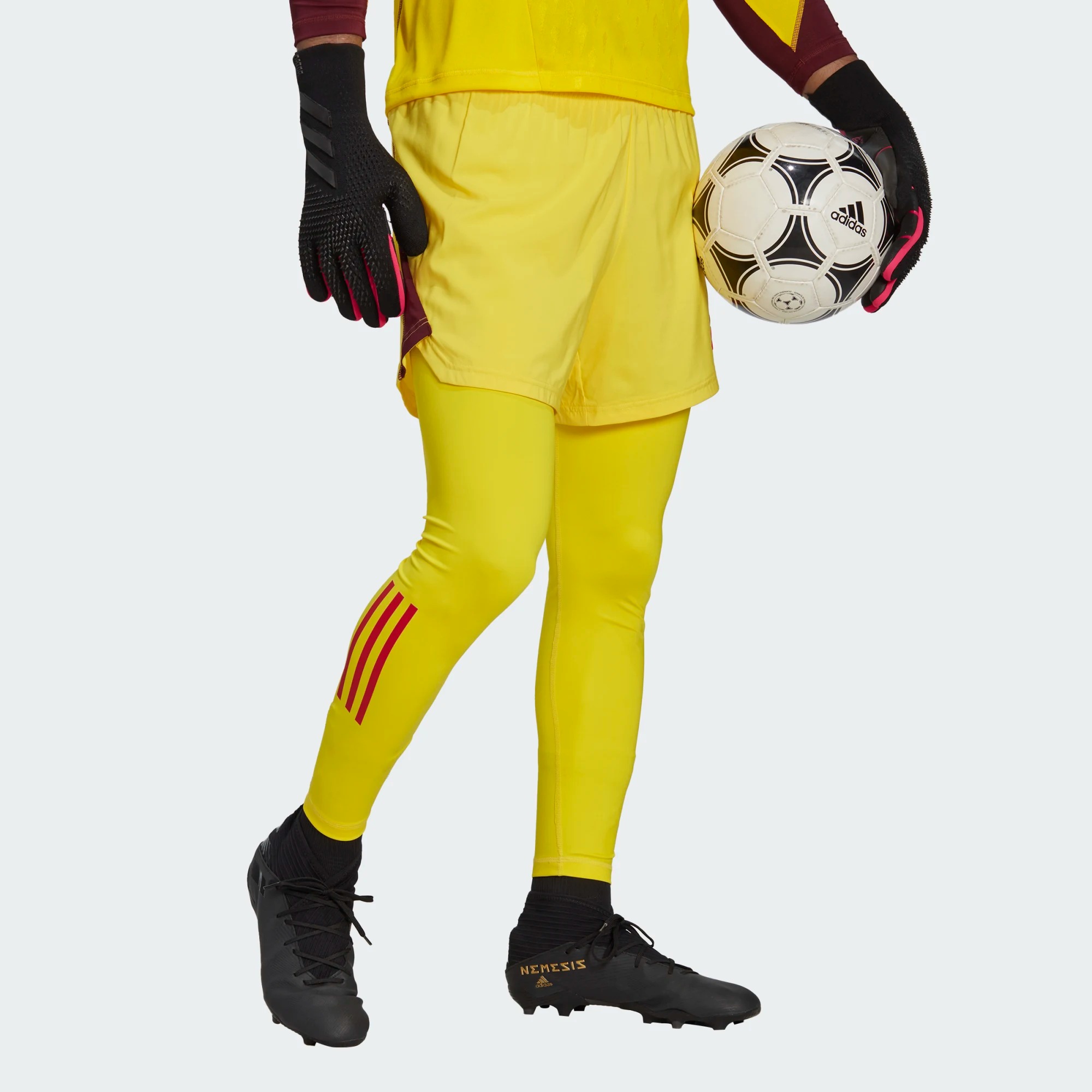 ADIDAS T23 PROMO GK TIGHT TEAM YELLOW/TEAM MAROON