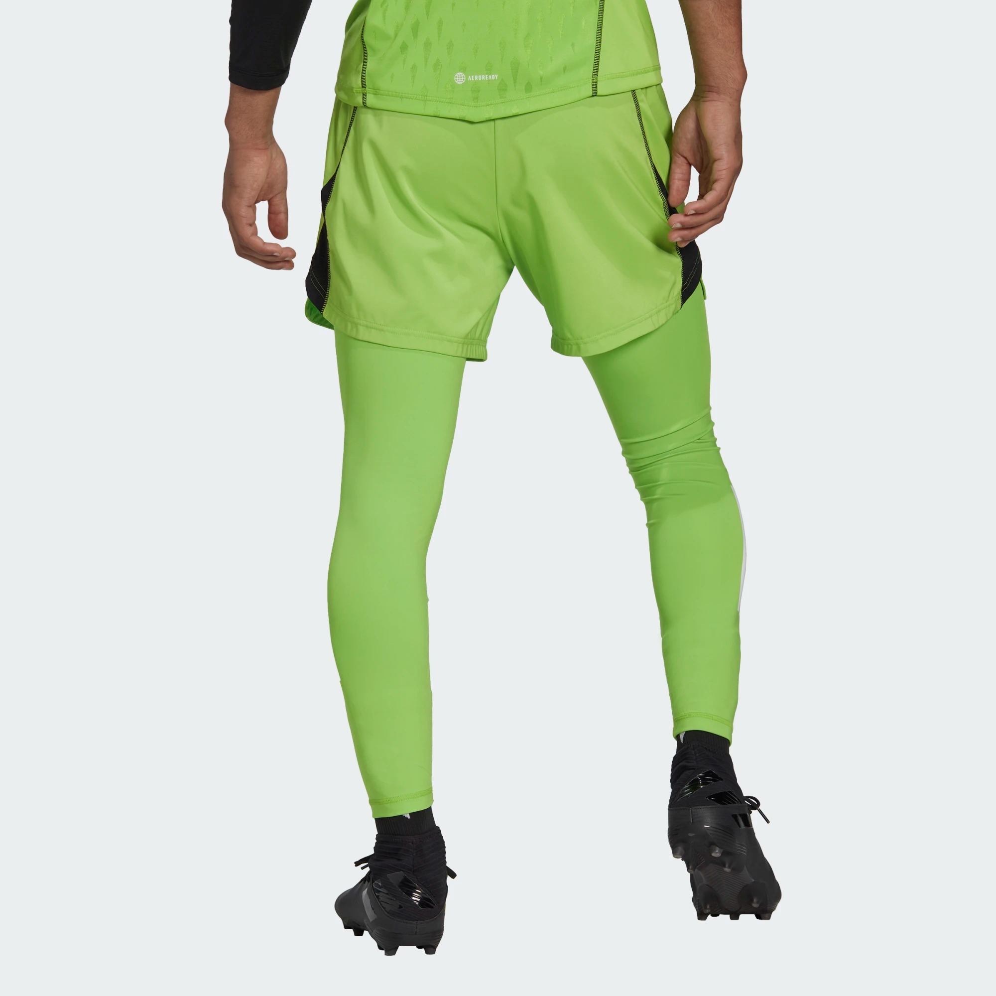 ADIDAS T23 PROMO GK TIGHT TEAM SEMI SOLAR GREEN/BLACK