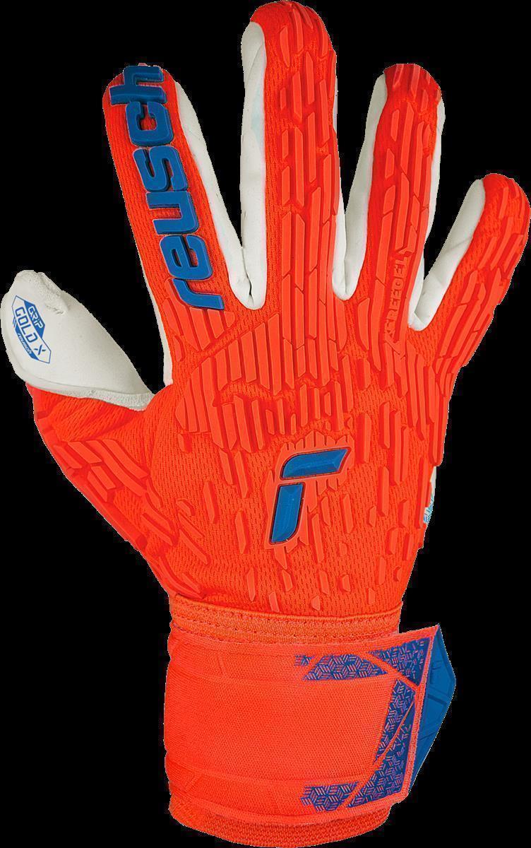 REUSCH ATTRAKT GOLD X FREEGEL HYPER ORANGE/ELECTRIC BLUE