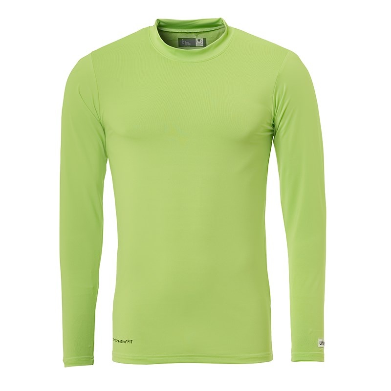 UHLSPORT DISTINCTION BASELAYER FLASH GREEN