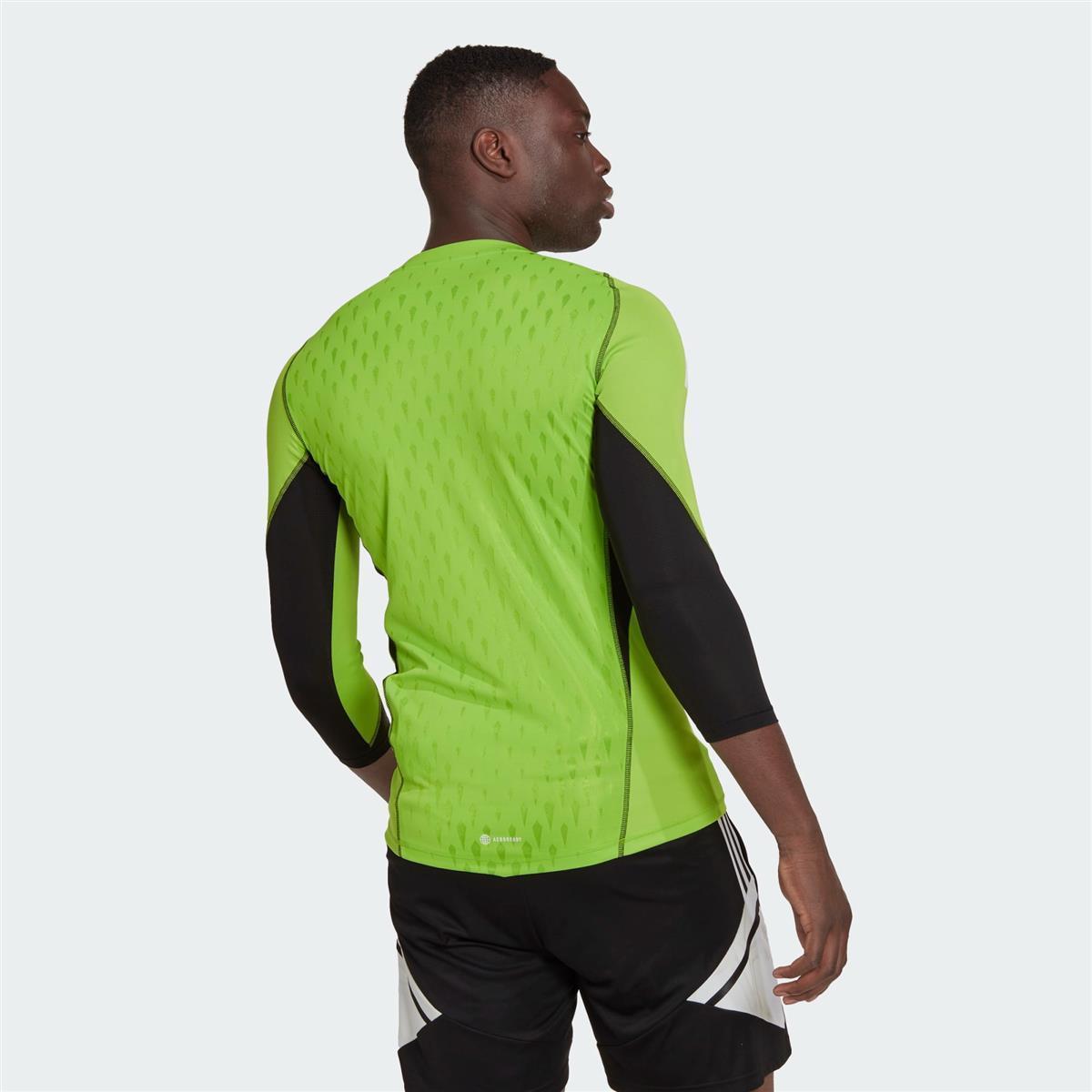 ADIDAS T23 PROMO GK JERSEY LS TEAM SEMI SOLAR GREEN 