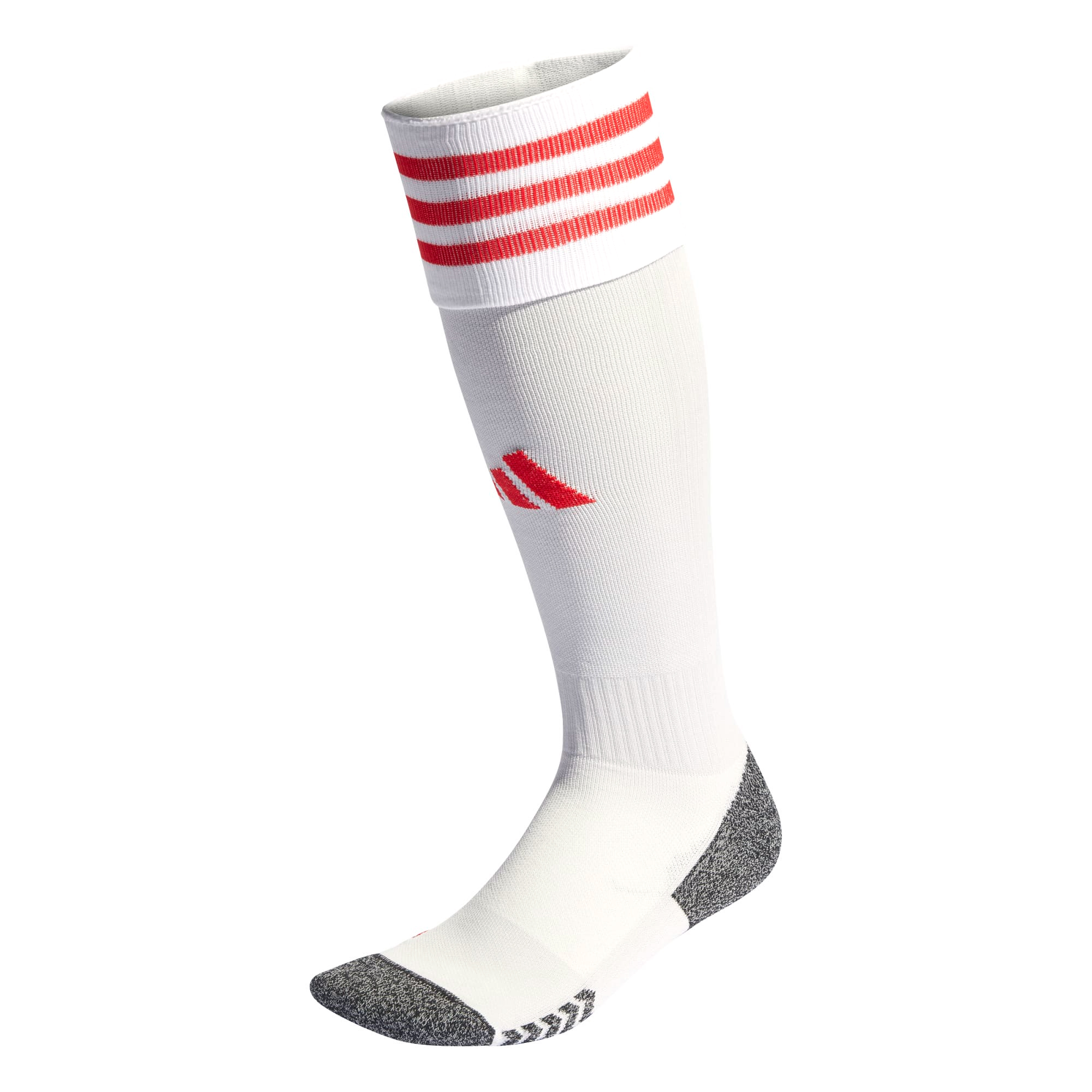 ADIDAS ADI 23 SOCK TEAM LIGHT GREY/WHITE/VIVID RED