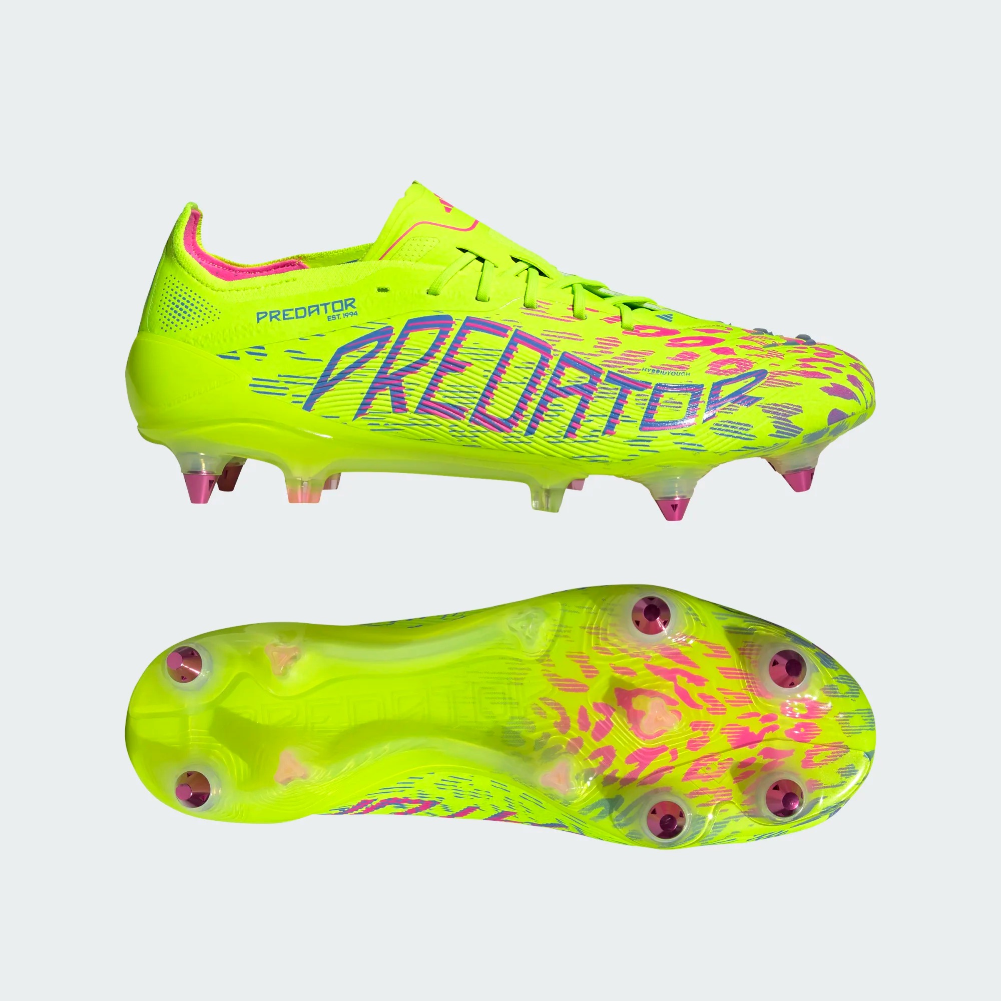 ADIDAS PREDATOR ELITE SG LUCID LEMON/LUCID PINK/BLUE FUSION