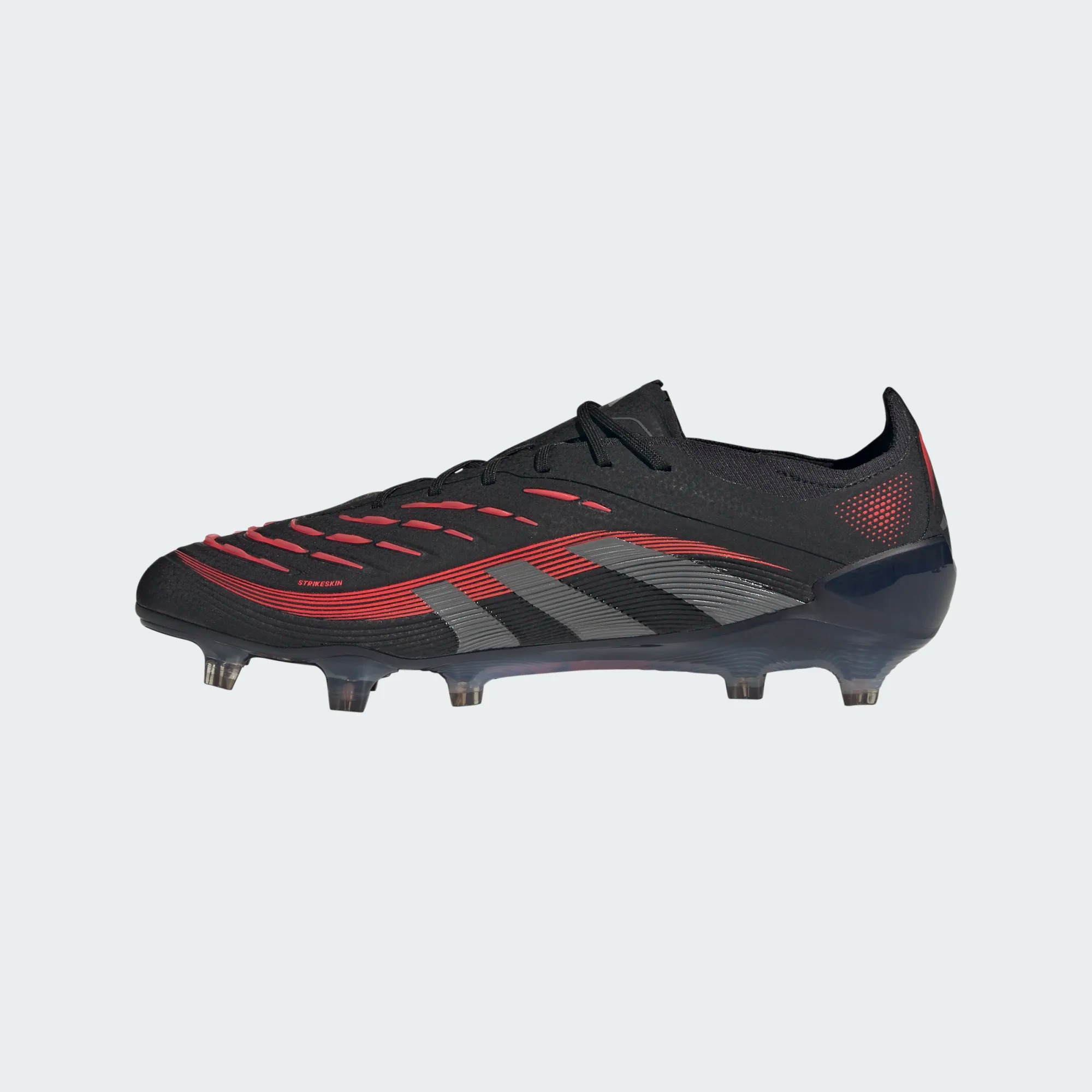 ADIDAS PREDATOR ELITE FG CORE BLACK/ GREY FOUR / LUCID RED