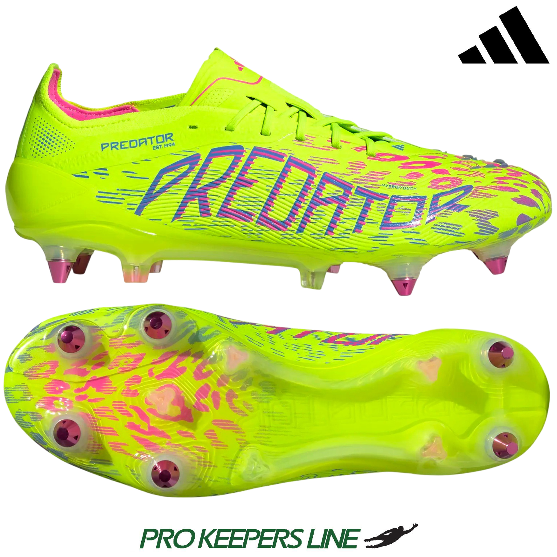 ADIDAS PREDATOR ELITE SG LUCID LEMON/LUCID PINK/BLUE FUSION