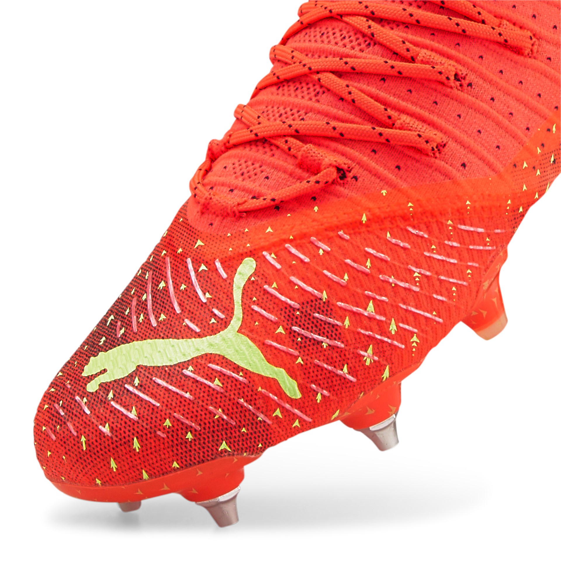 Salmon football fashion boots