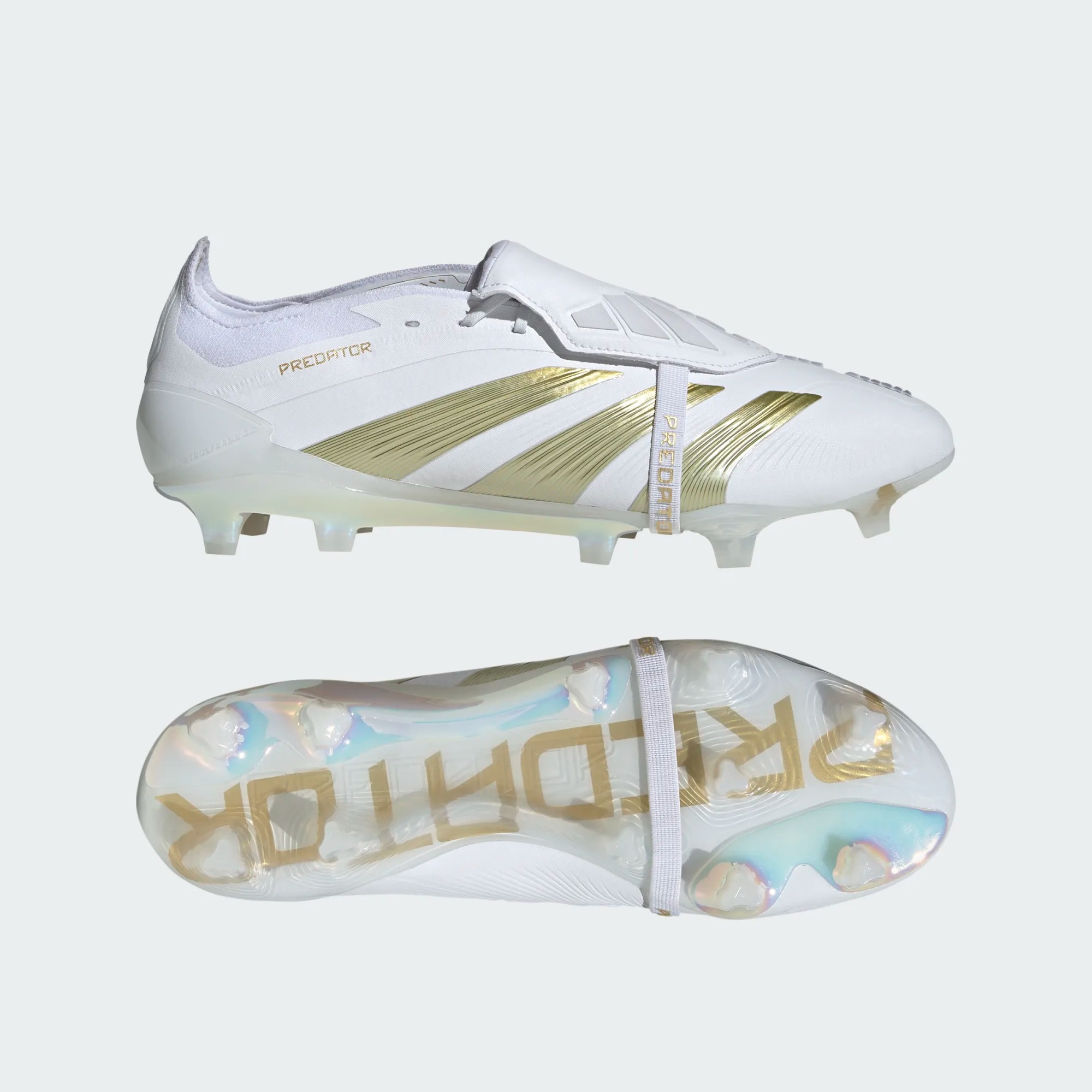 ADIDAS PREDATOR ELITE FT FG FOOTWEAR WHITE/GOLD METALLIC/FOOTWEAR WHITE