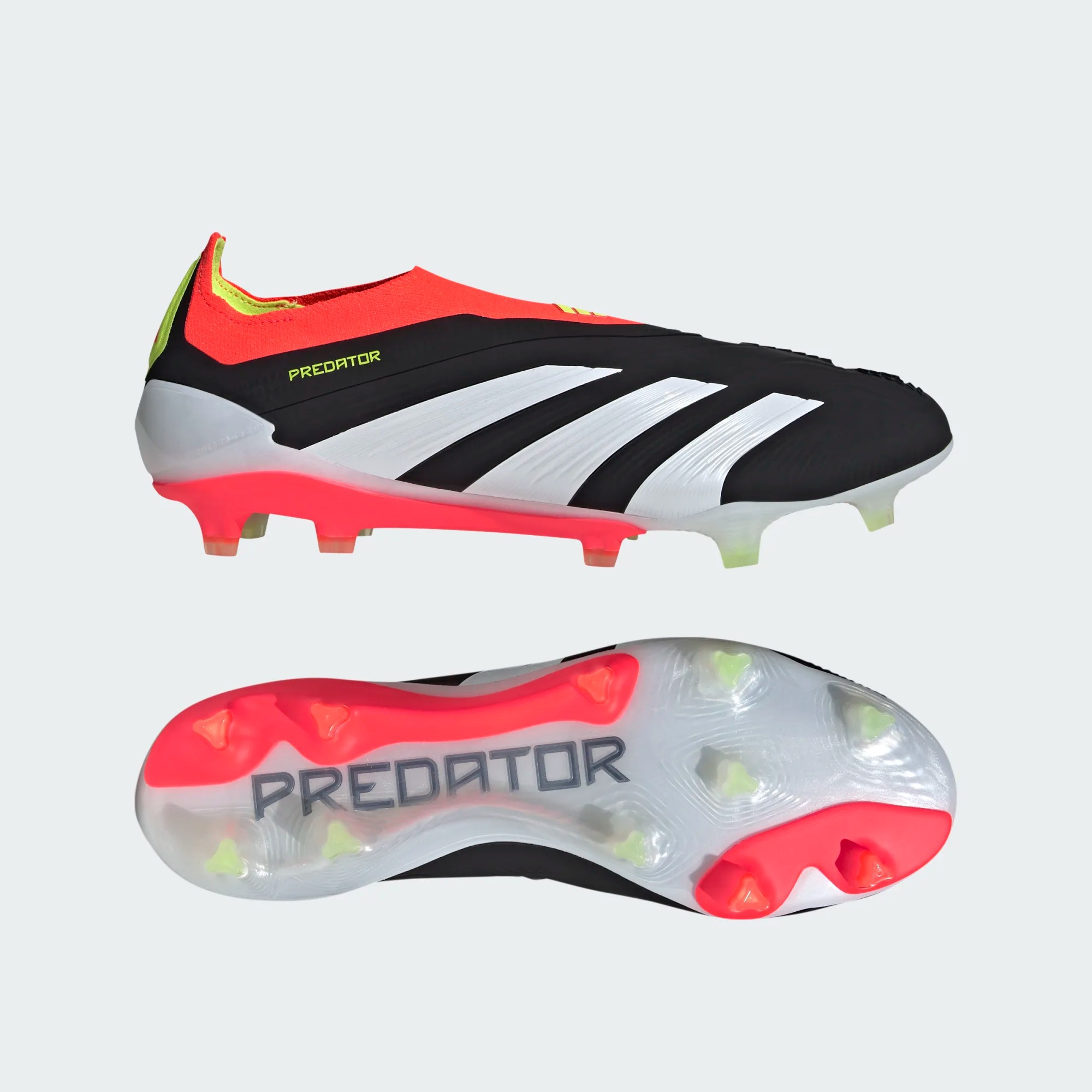 ADIDAS PREDATOR ELITE LL FG CORE BLACK/CLOUD WHITE/SOLAR RED