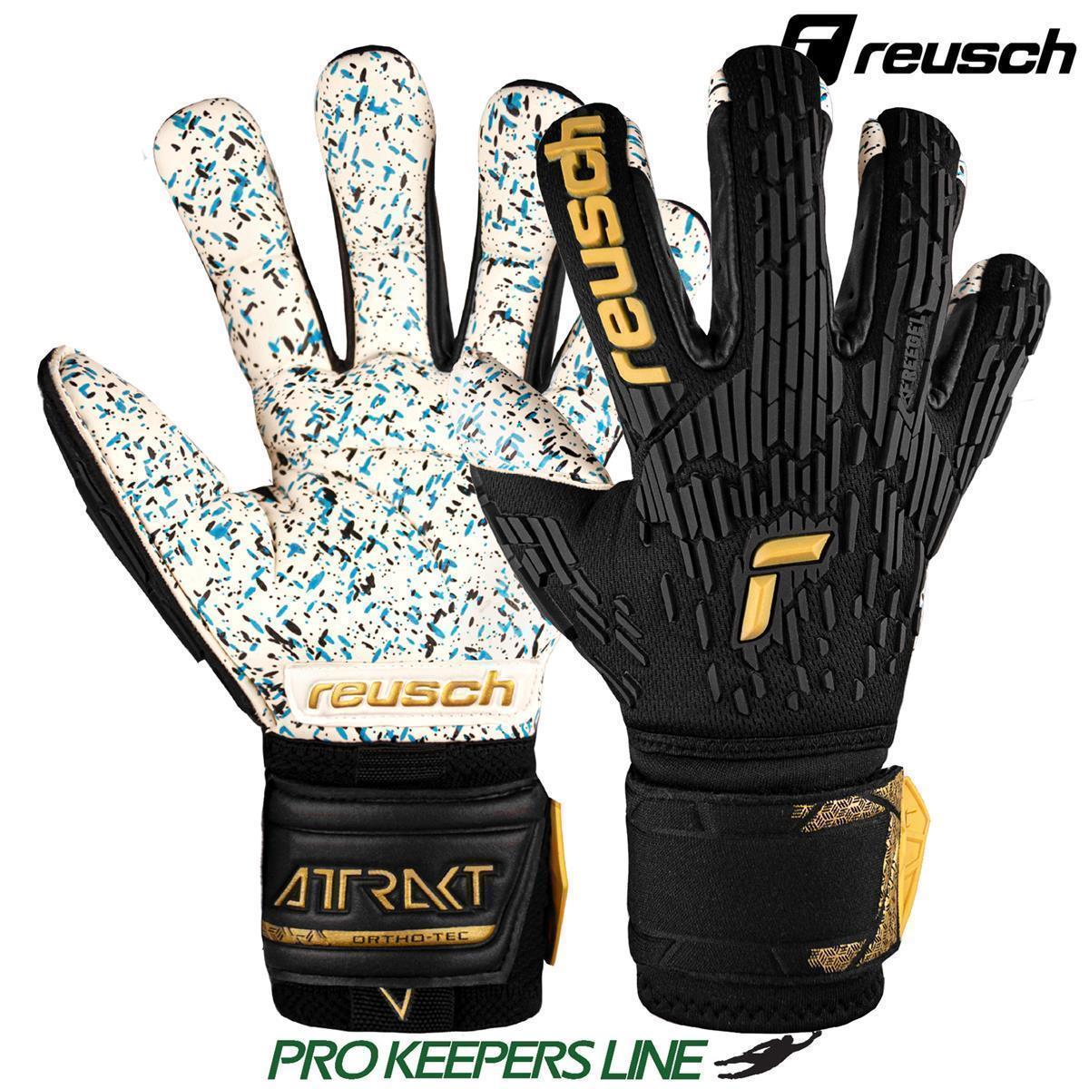 REUSCH ATTRAKT FREEGEL FUSION ORTHO-TEC BLACK/GOLD