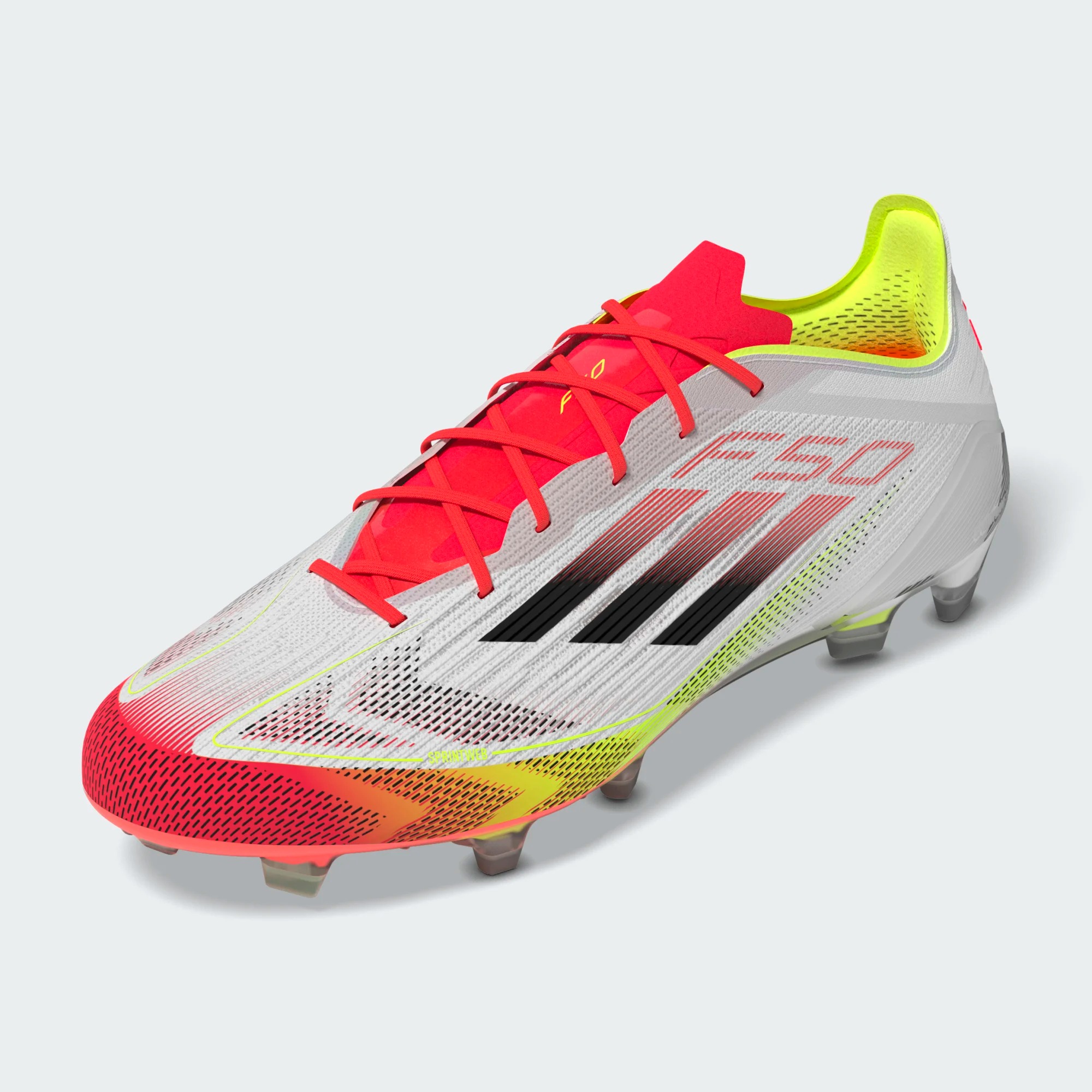 ADIDAS F50 ELITE FG WHITE/BLACK/SOLAR YELLOW