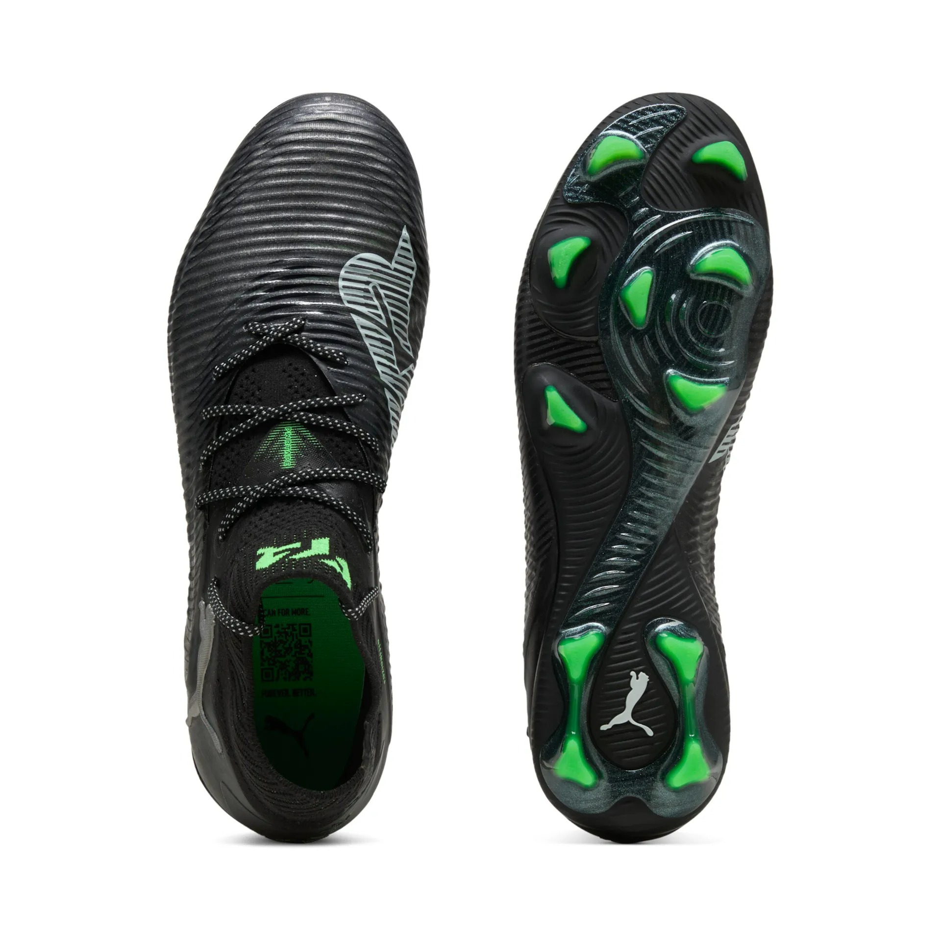 PUMA FUTURE 8 ULTIMATE FG PUMA BLACK-COOL LIGHT GRAY-FLUO GREEN