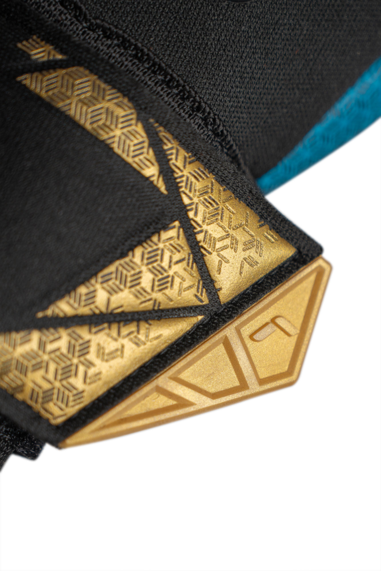 REUSCH ATTRAKT AQUA FINGER SUPPORT BLACK/GOLD/AQUA