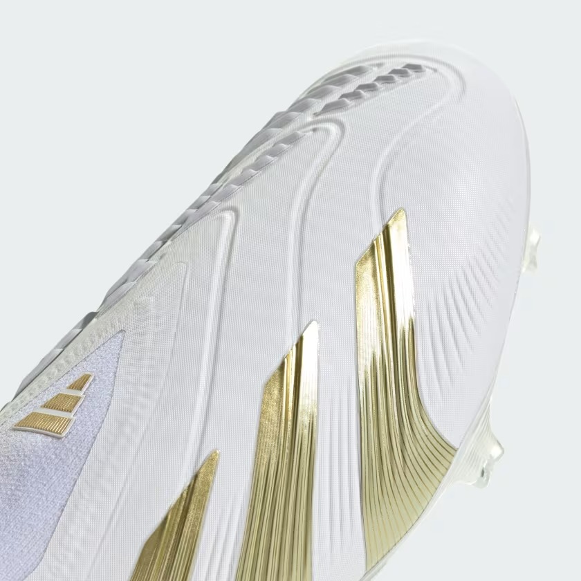 ADIDAS PREDATOR ELITE LL FG FOOTWEAR WHITE/METALLIC GOLD/FOOTWEAR WHITE