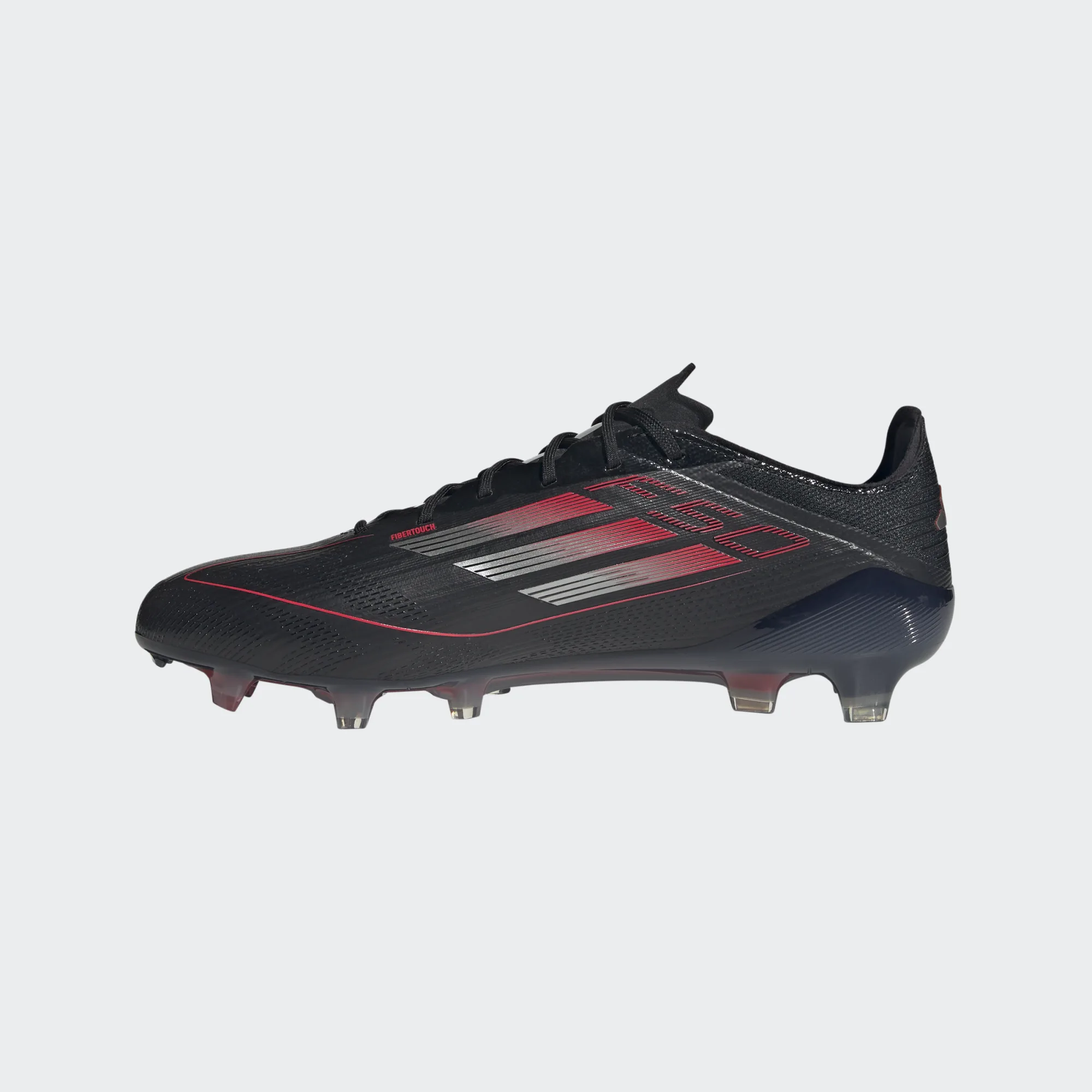 ADIDAS F50 ELITE FG CORE BLACK/IRON METALLIC/LUCID RED